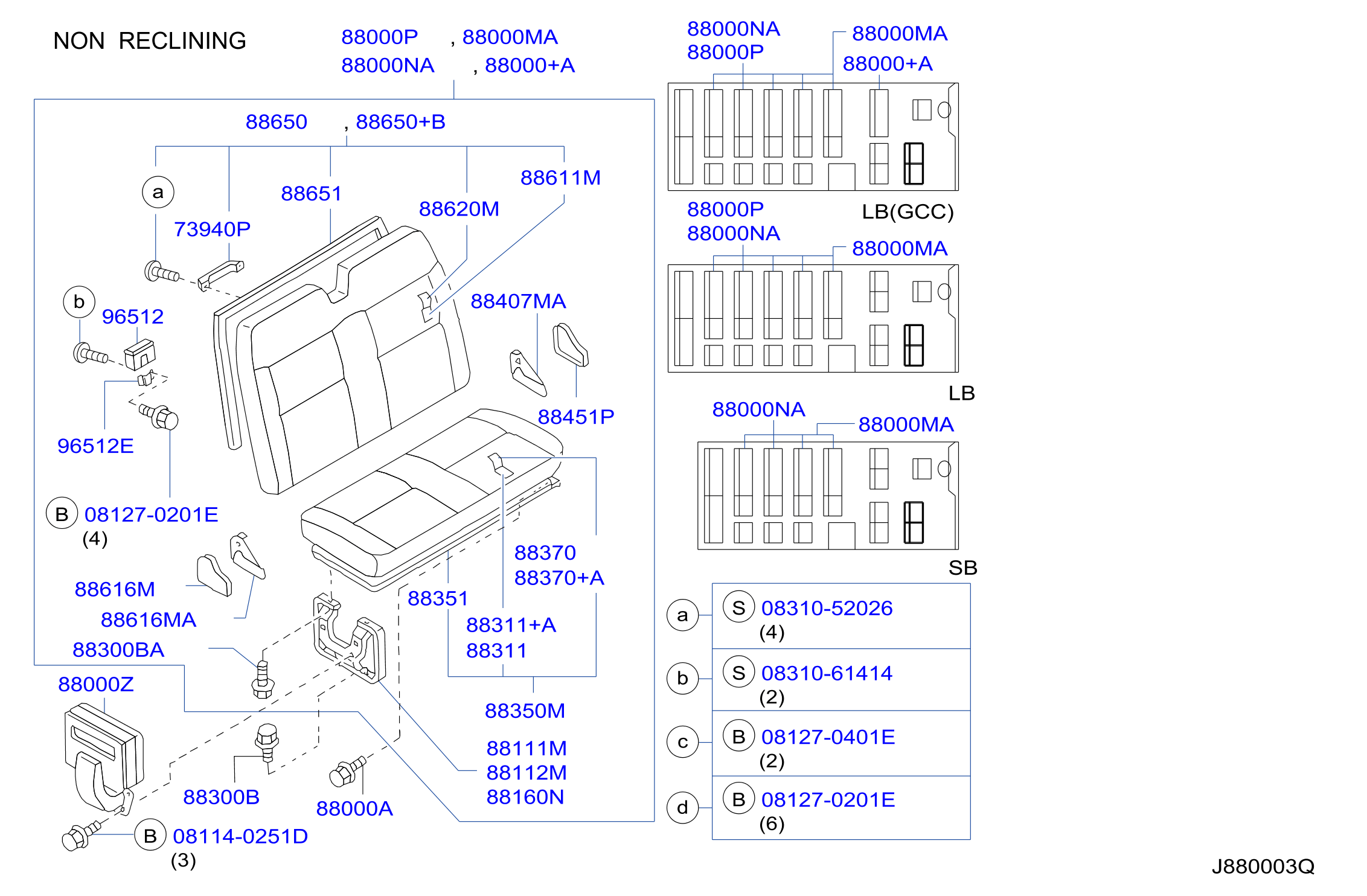 Rear Seat Strrd A