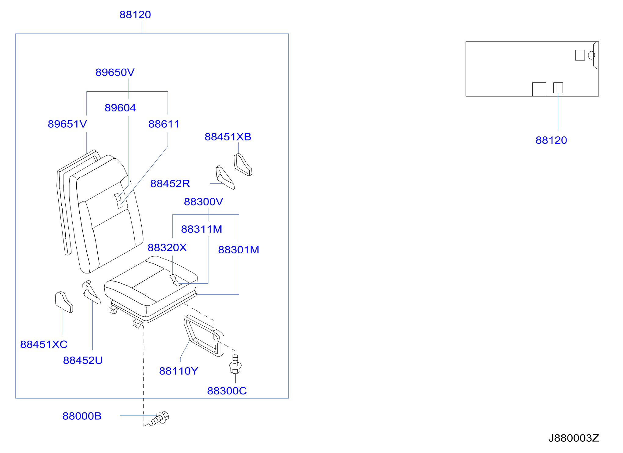 Rear Seat Strre D
