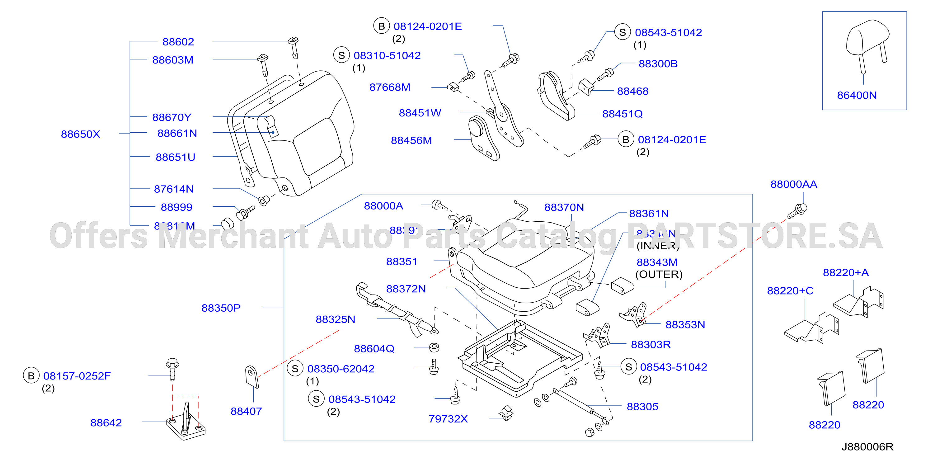 Rear Seat F / Lh W / O Seat Slide W / O Armrest