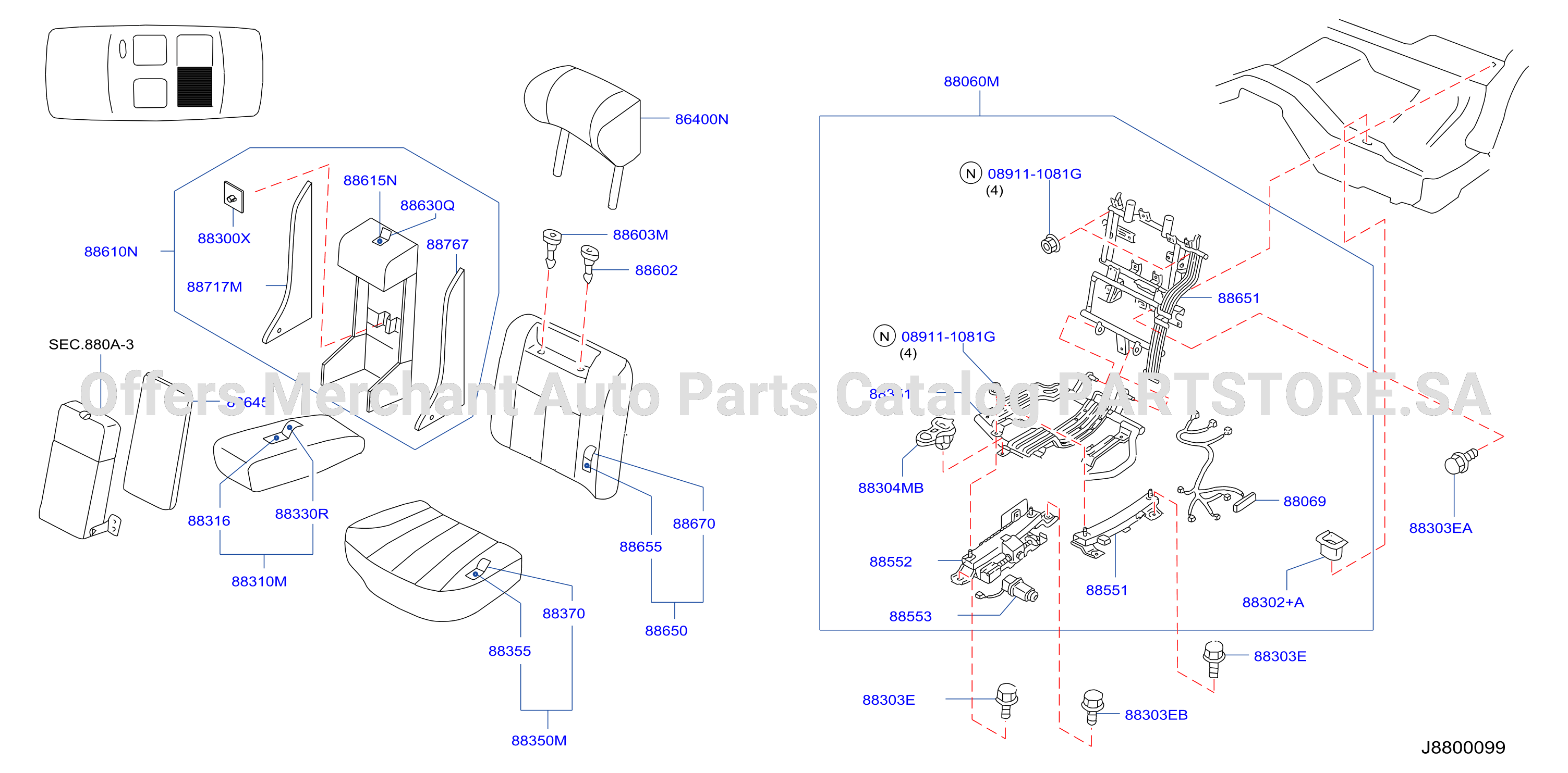 Rear Seat Lh Seat