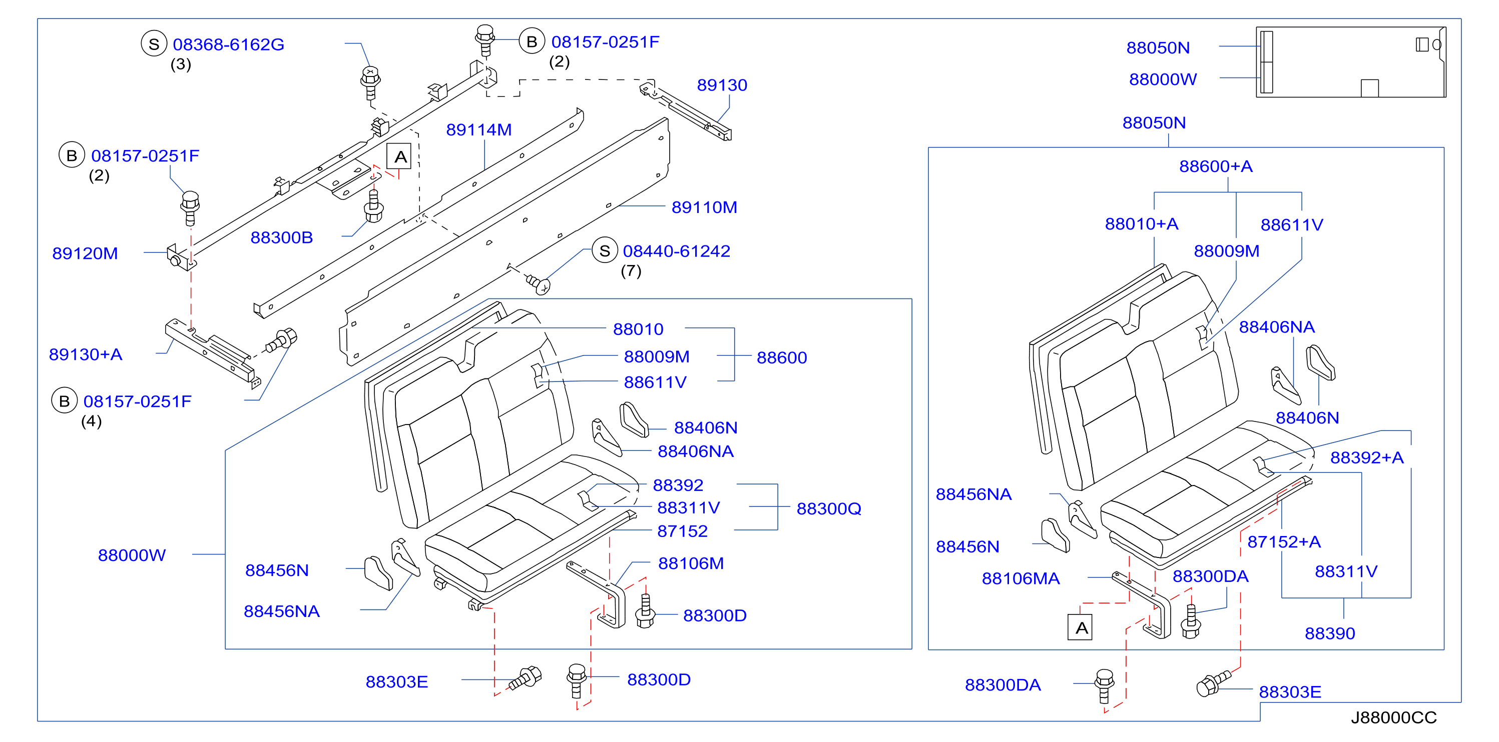 Rear Seat End Seat