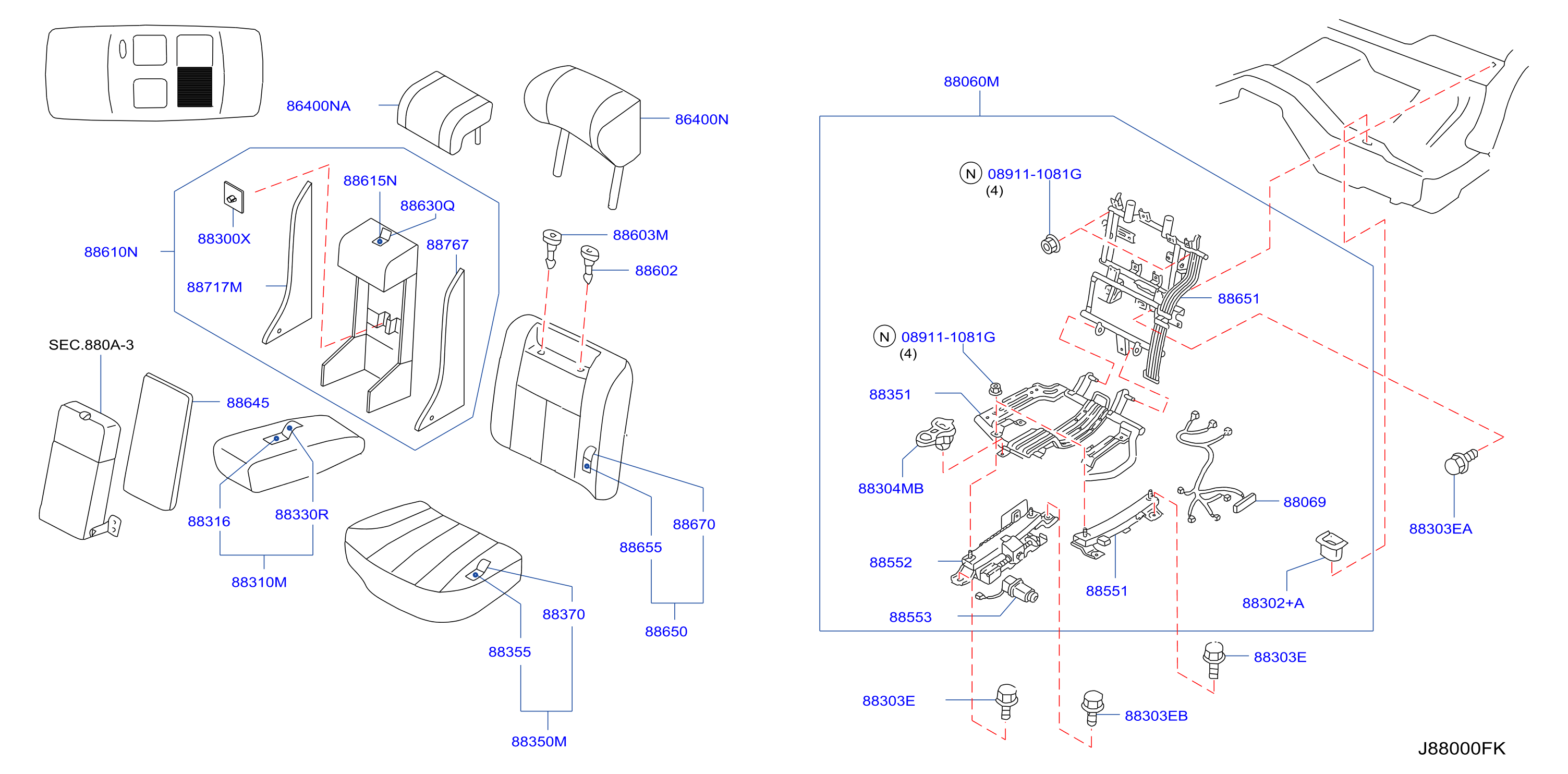 Rear Seat Lh Seat