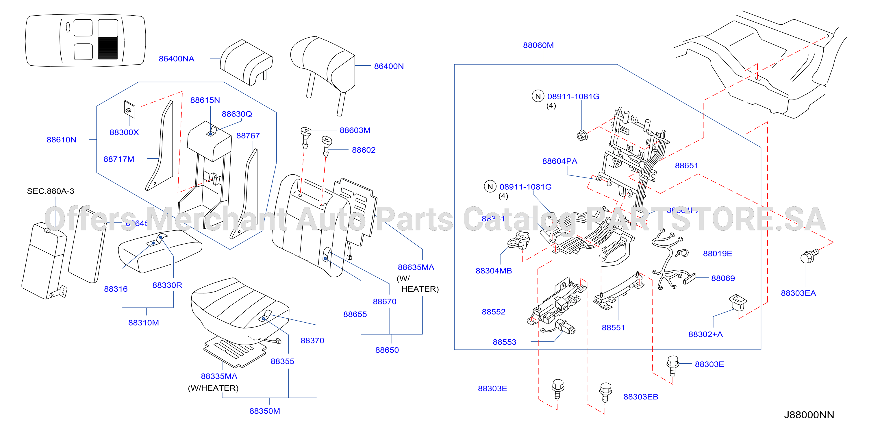 Rear Seat Lh Seat