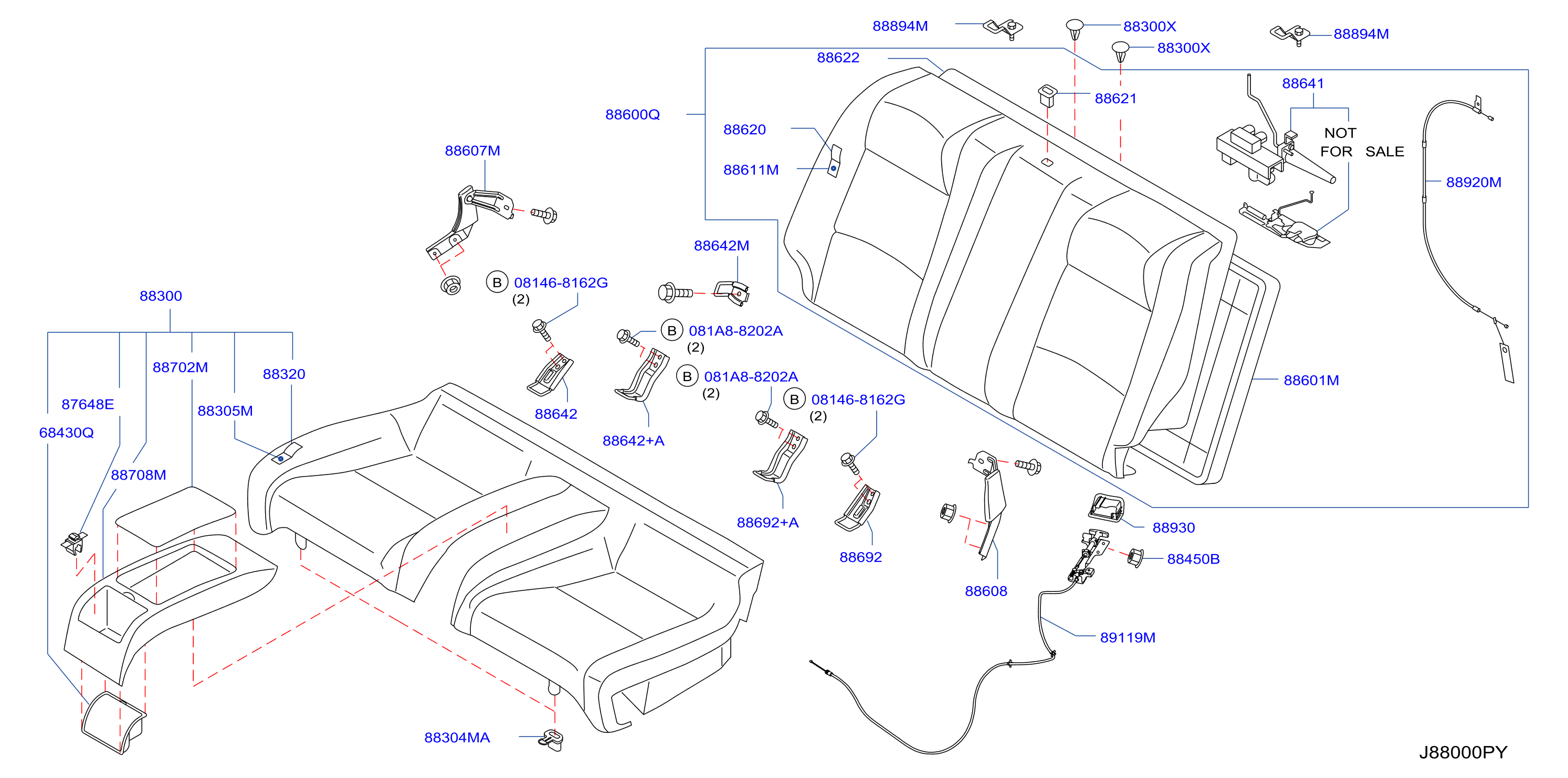 Rear Seat F / Coupe
