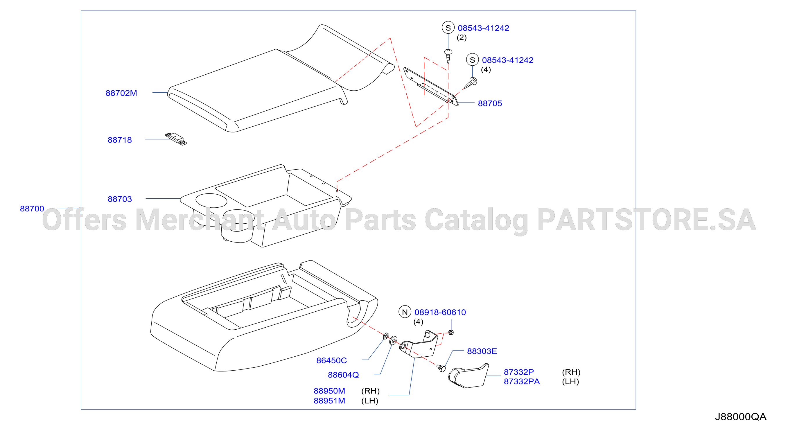 Rear Seat Armrest