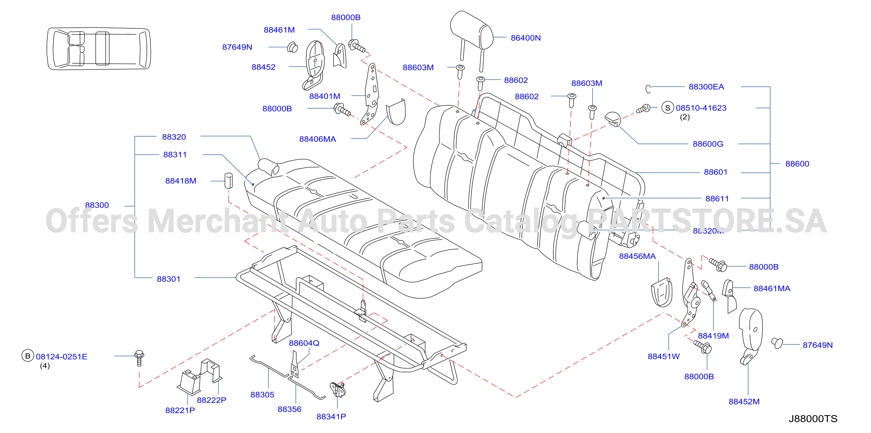 Rear Seat 3 6 Belt