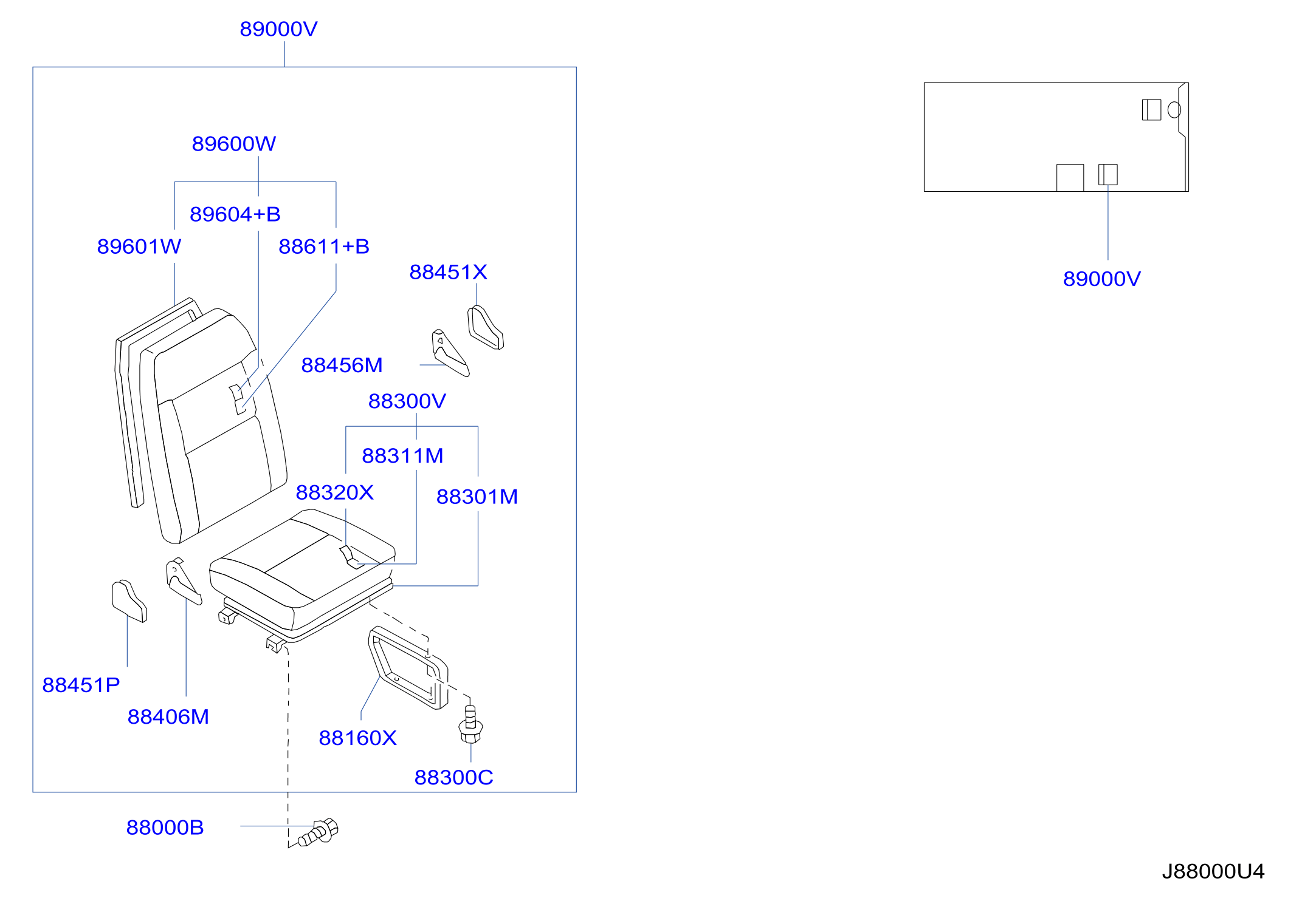 Rear Seat Single Seat A