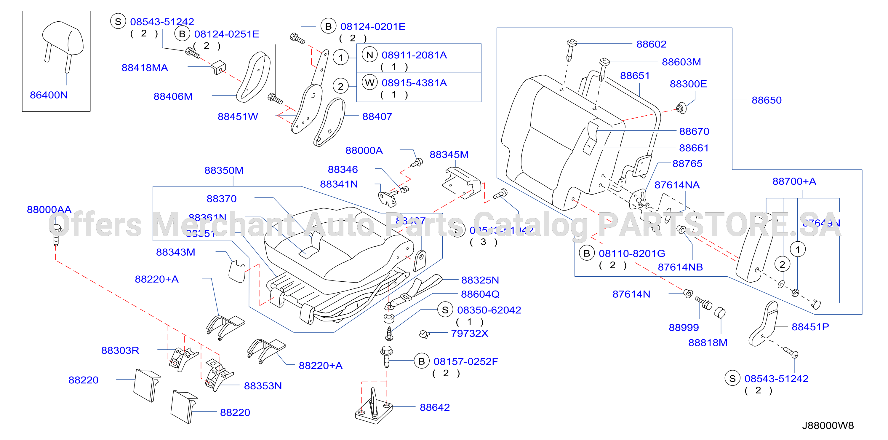 Rear Seat Lh Seat