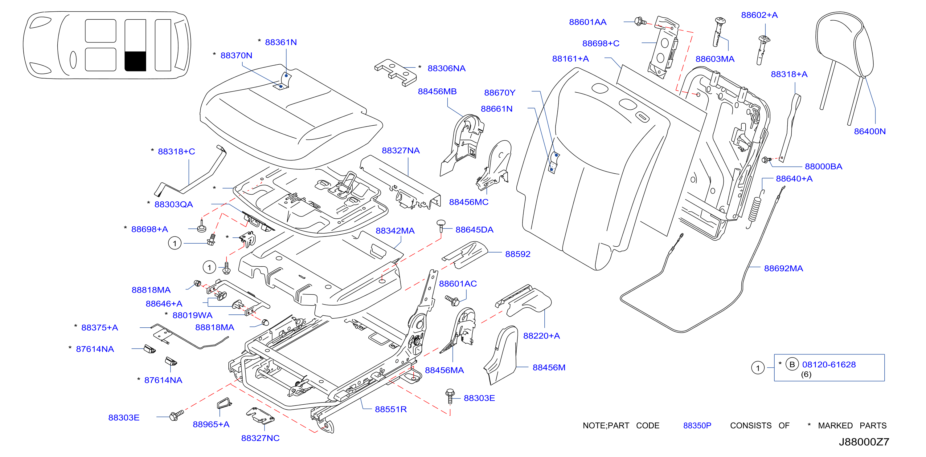 Rear Seat Lh Seat