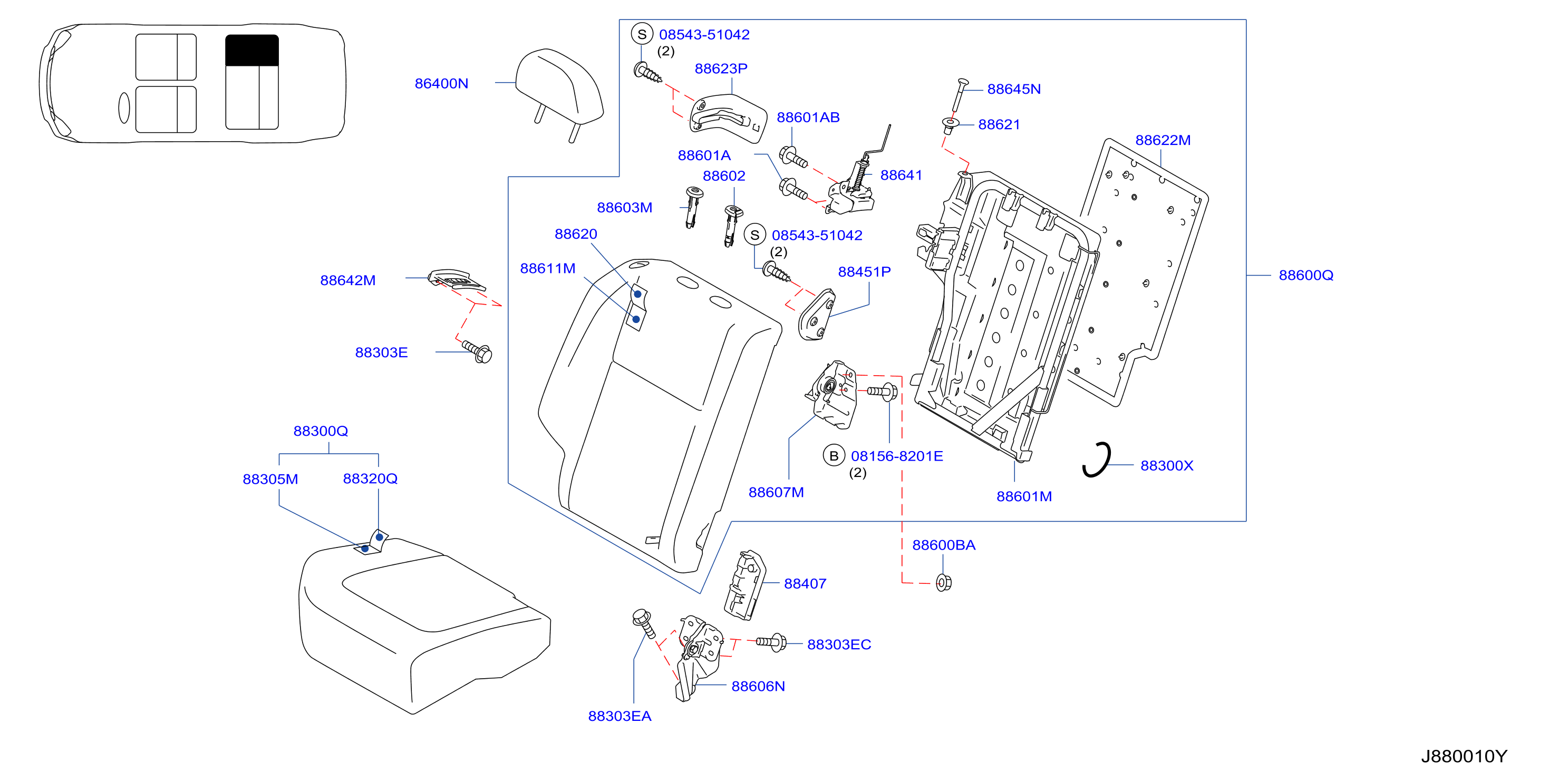 Rear Seat Rh Seat