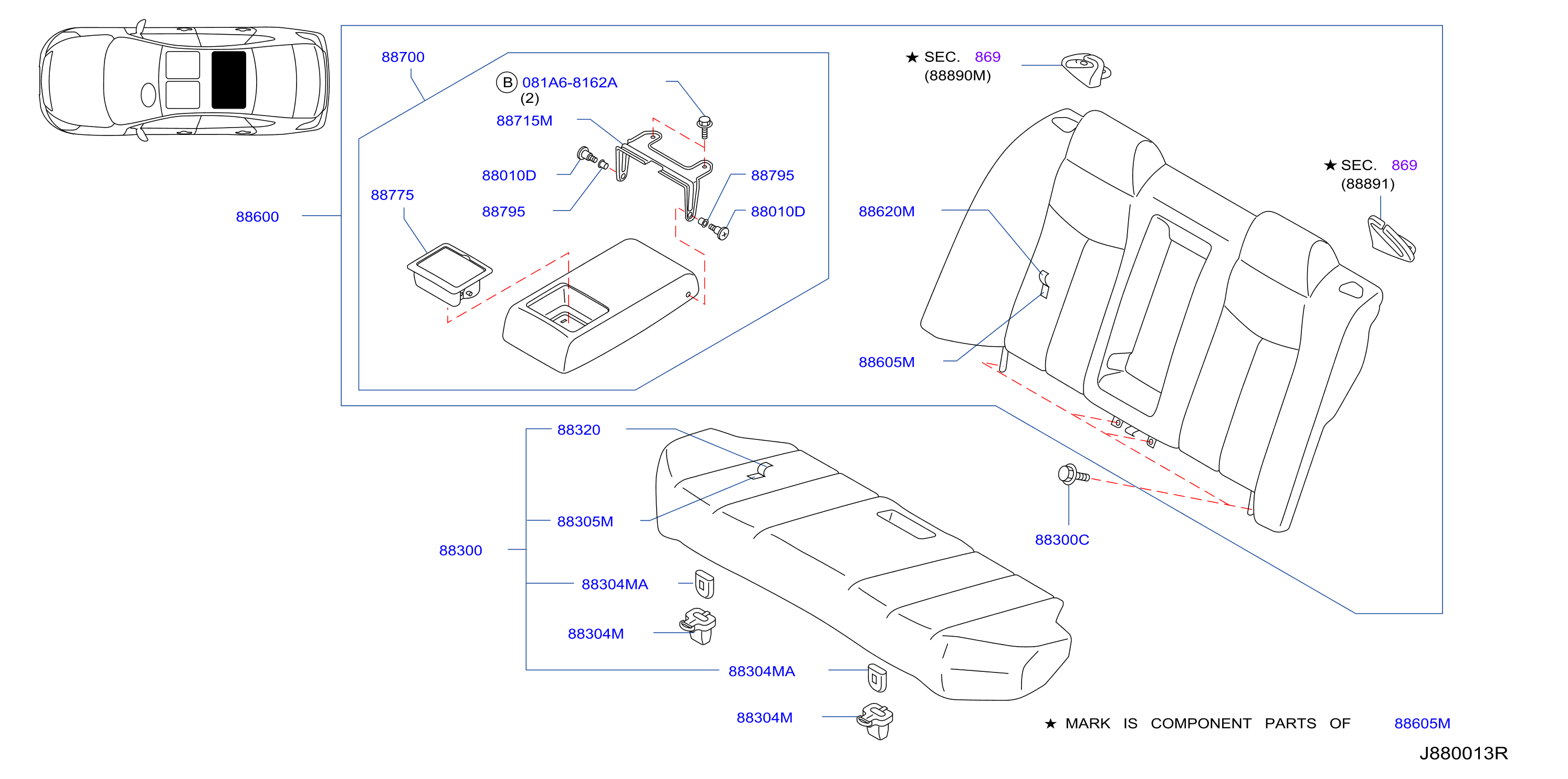 Rear Seat Cloth