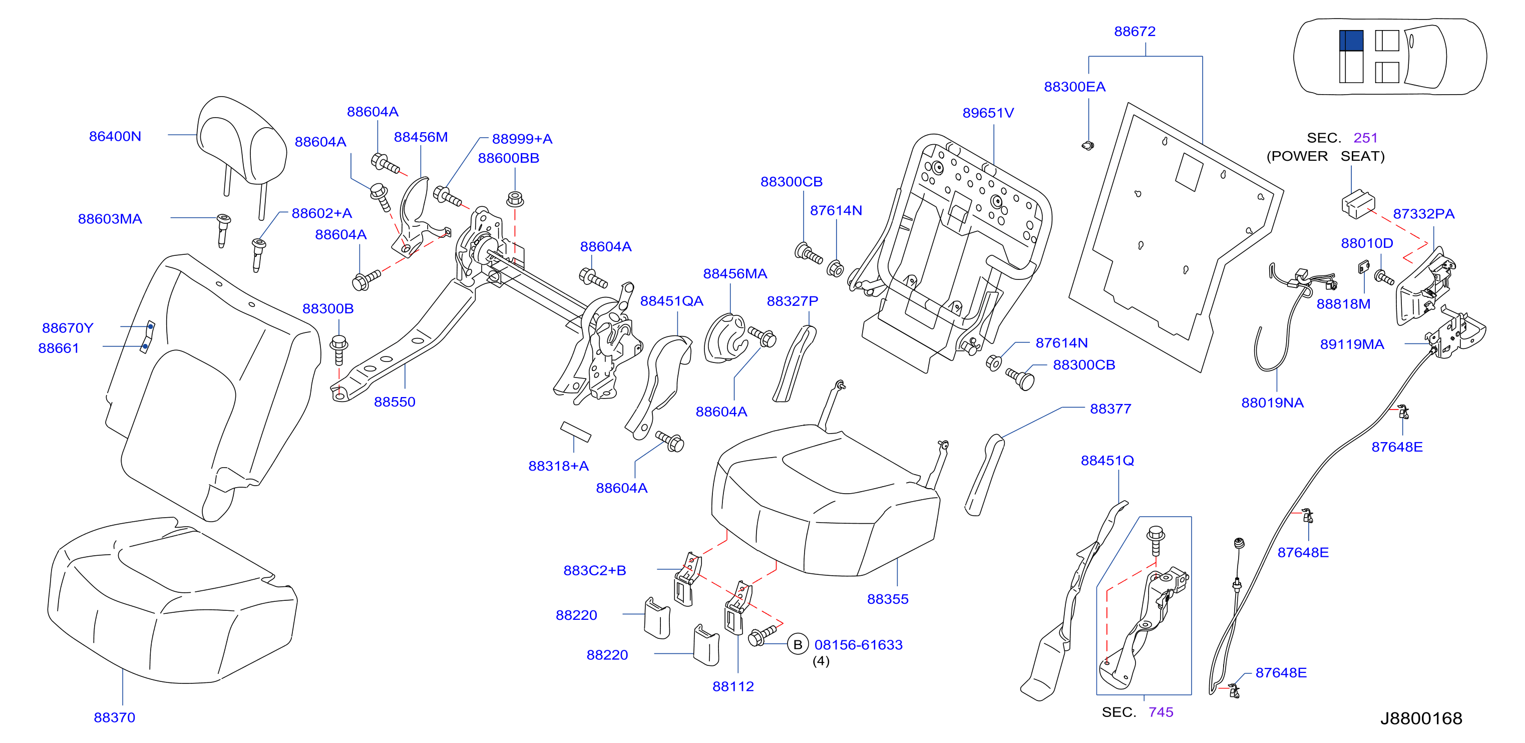 Rear Seat Lh