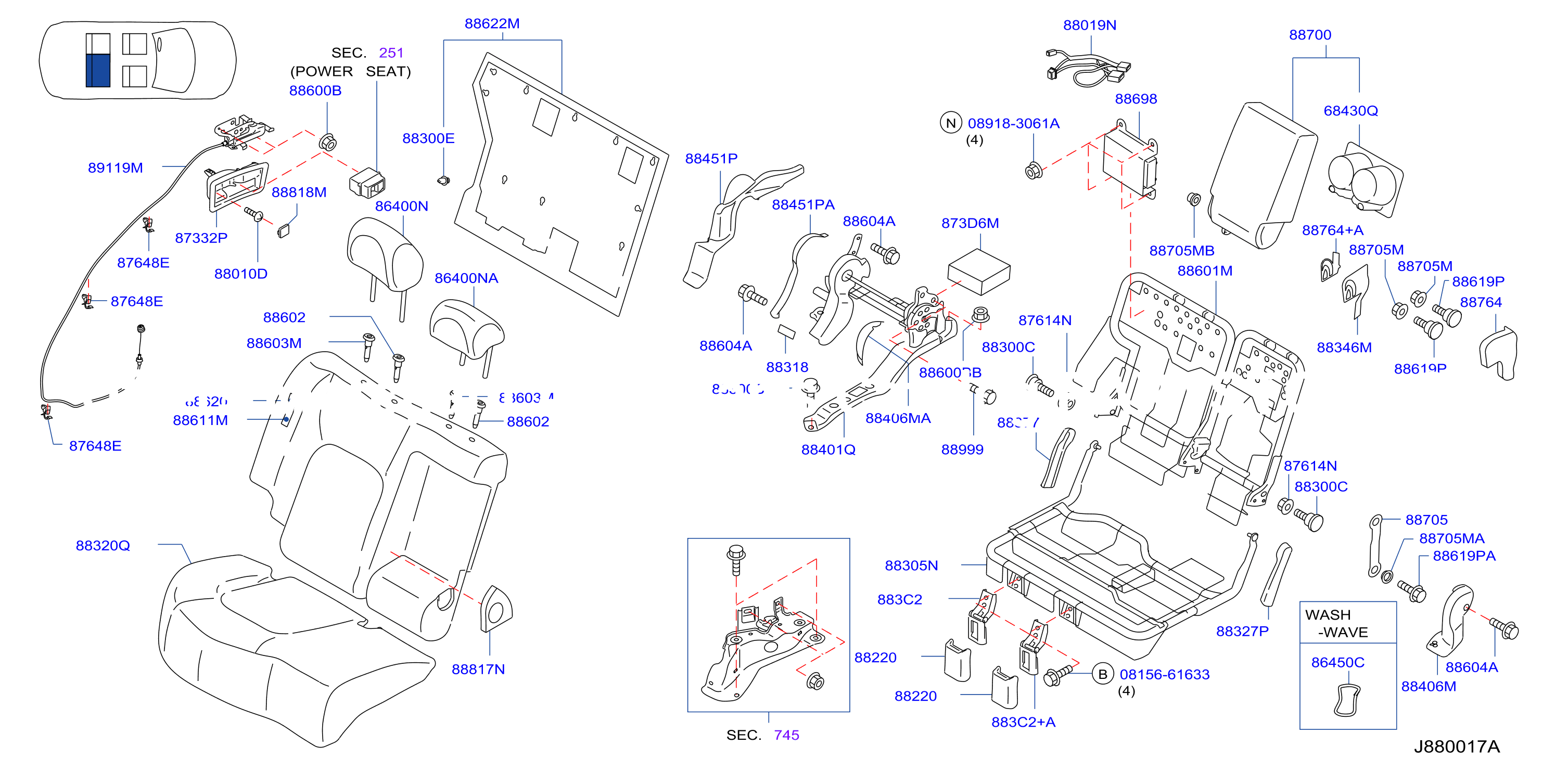 Rear Seat Rh