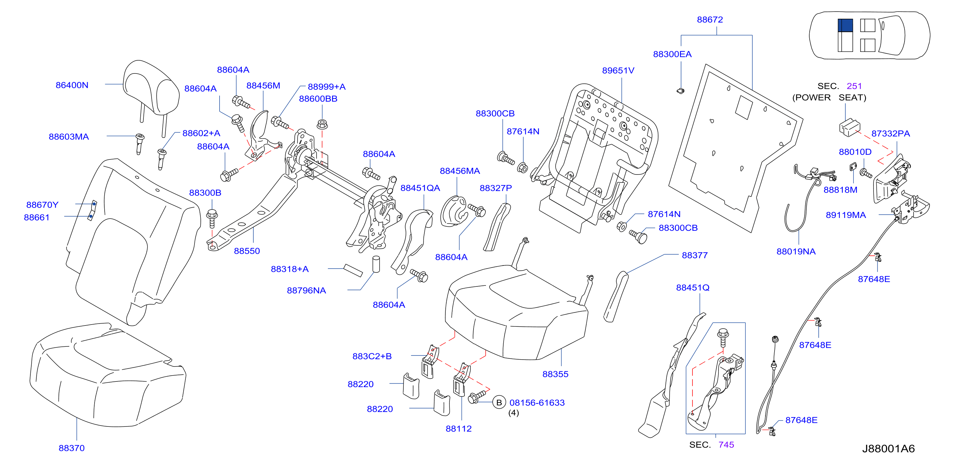 Rear Seat Lh
