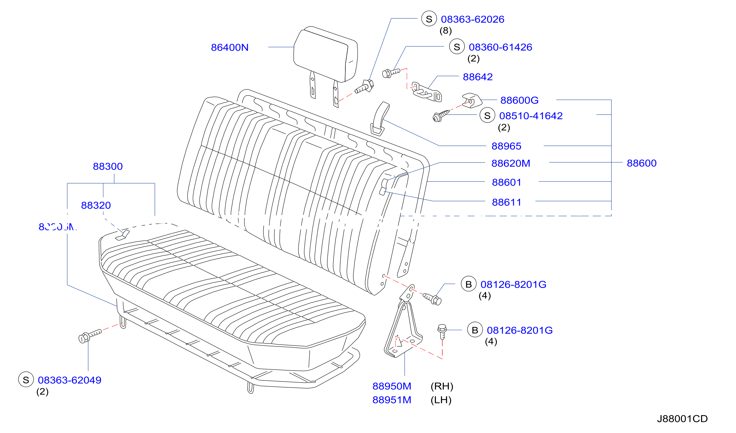 Rear Seat Pvc