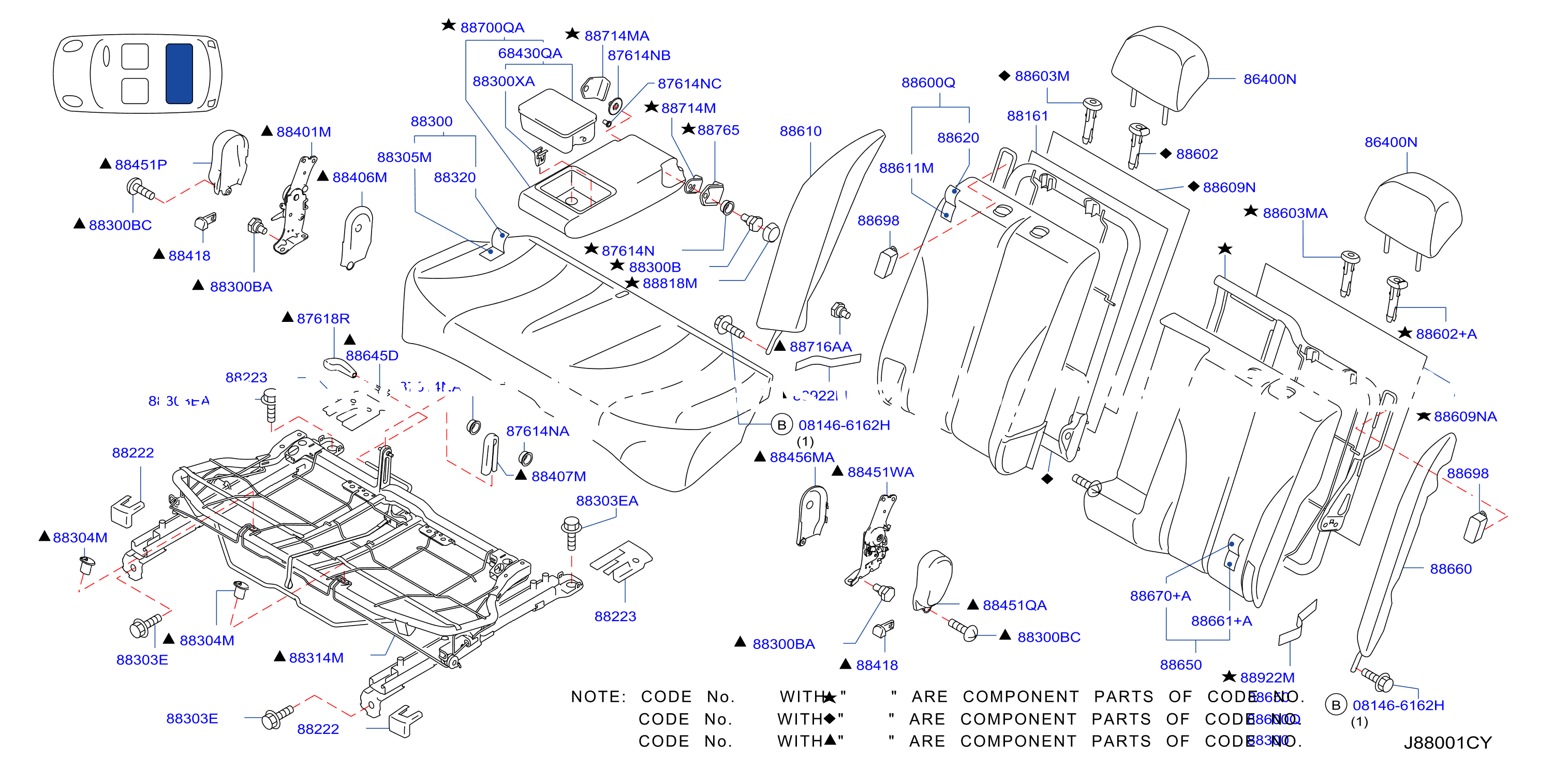 Rear Seat H B