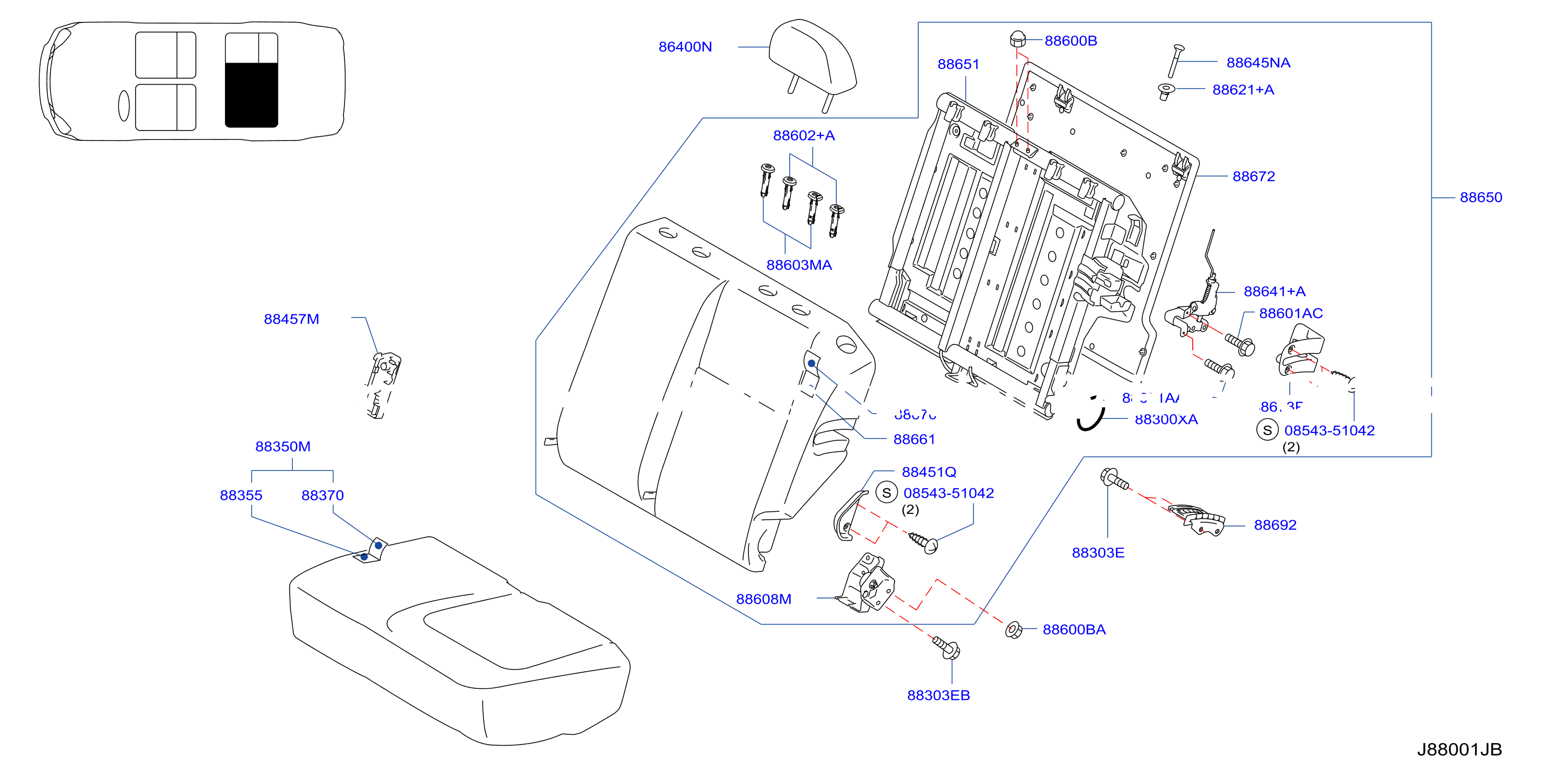 Rear Seat Lh Seat