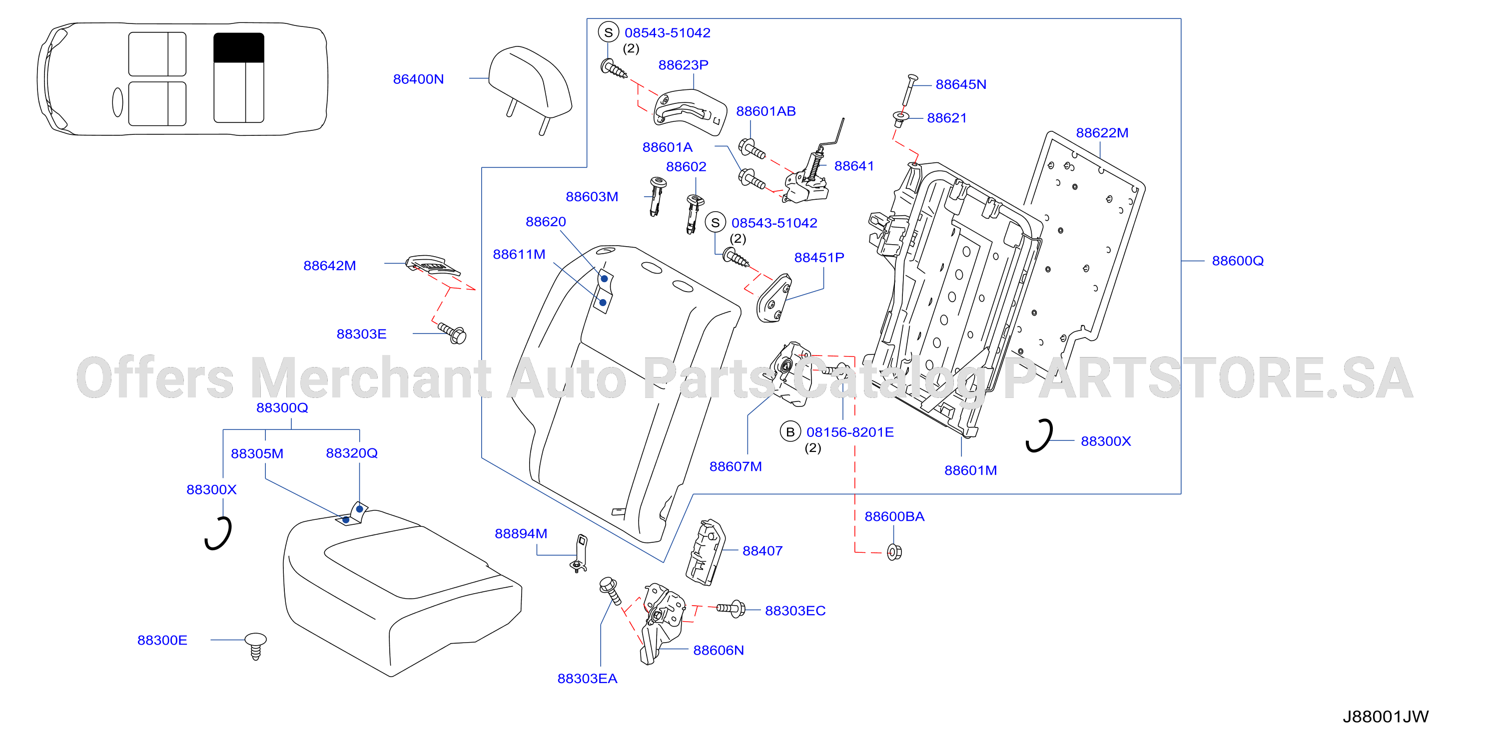 Rear Seat Rh Seat