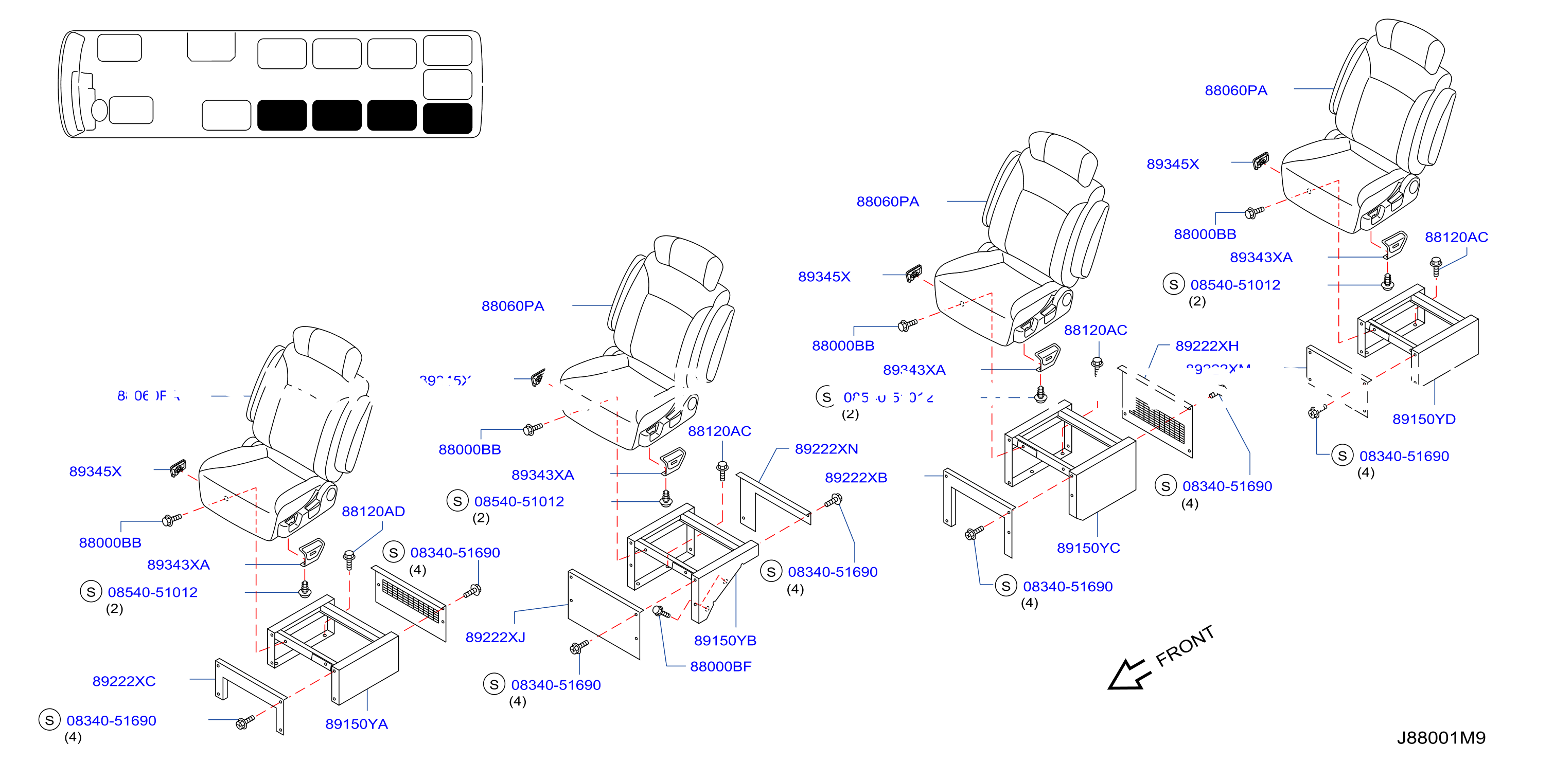 Rear Seat Chi Vip Seat Assy 2Nd Lh Autcy