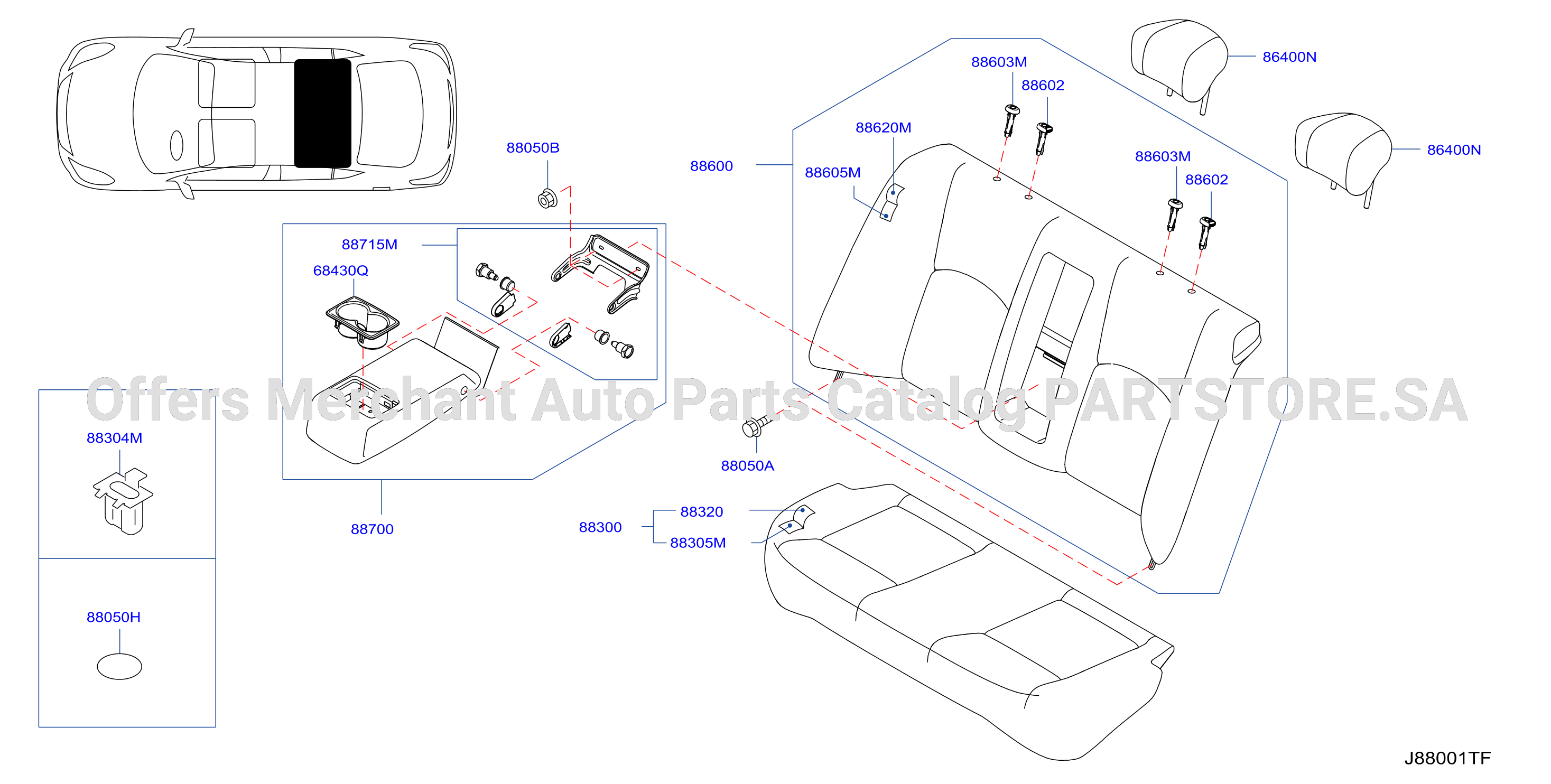 Rear Seat W / Armrest