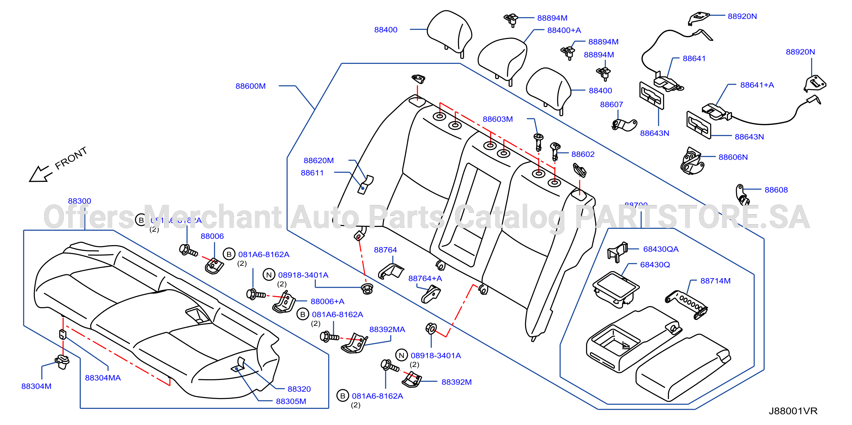Rear Seat Bench