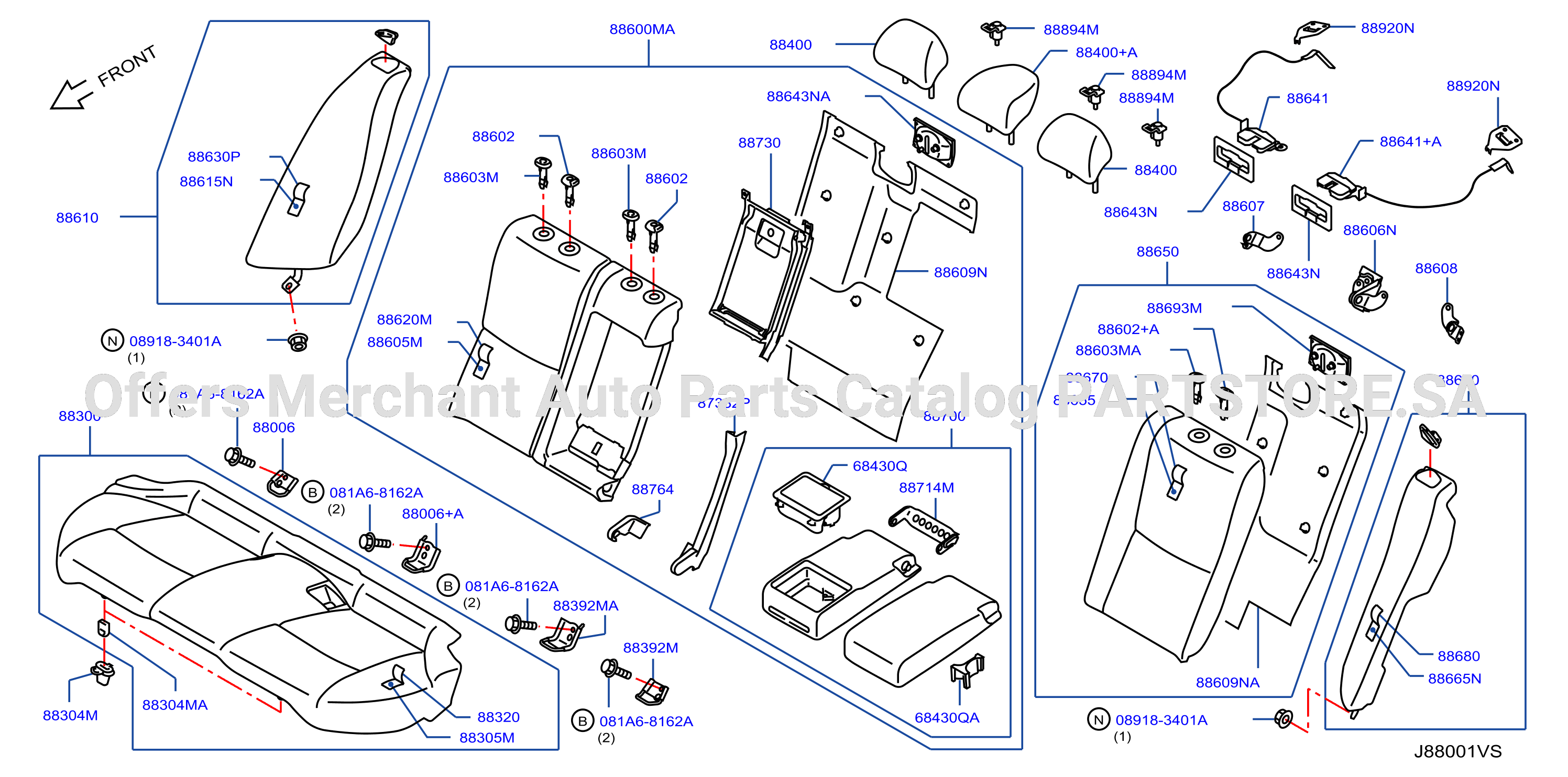 Rear Seat Split