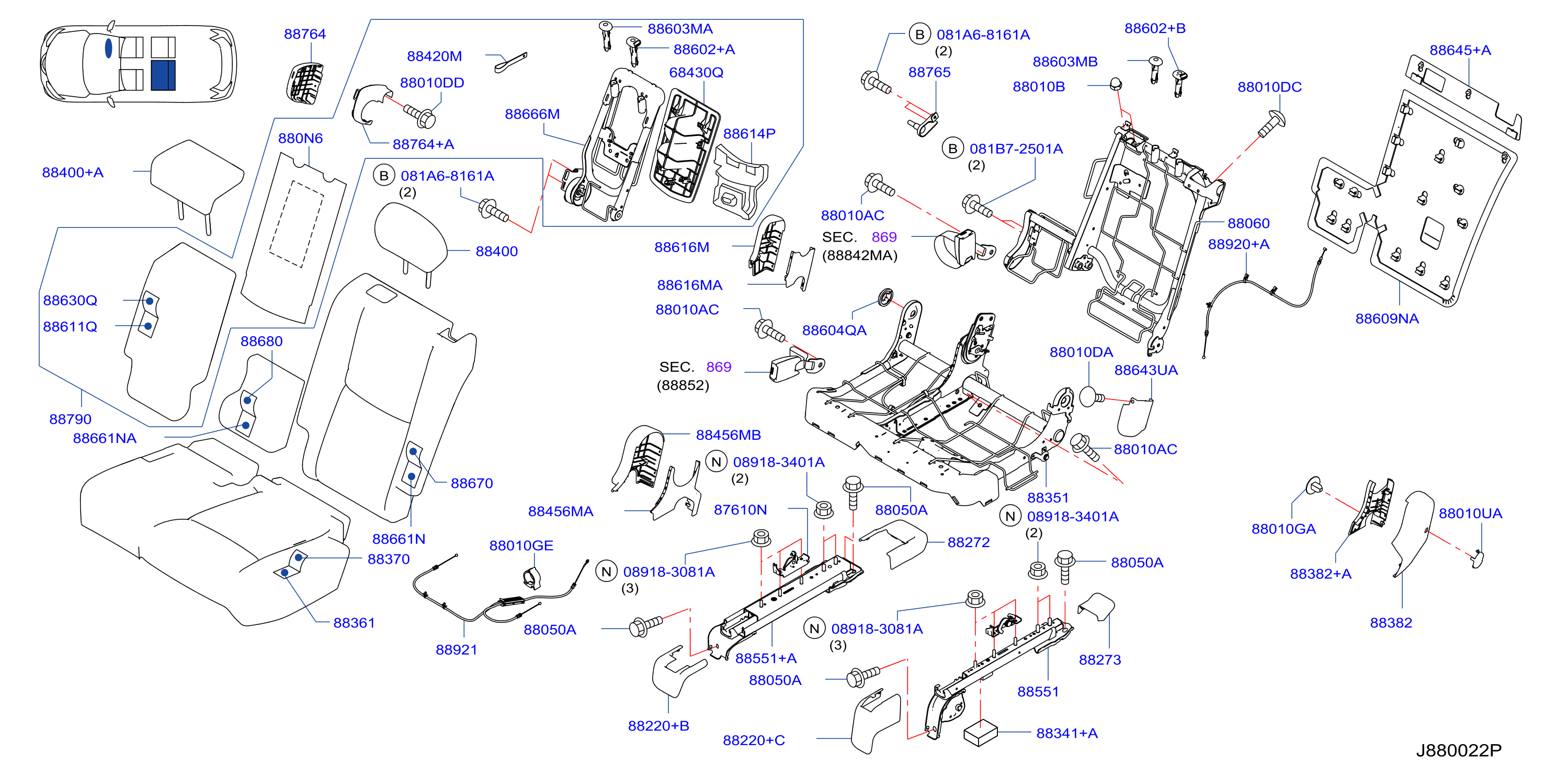 Rear Seat Lh Seat