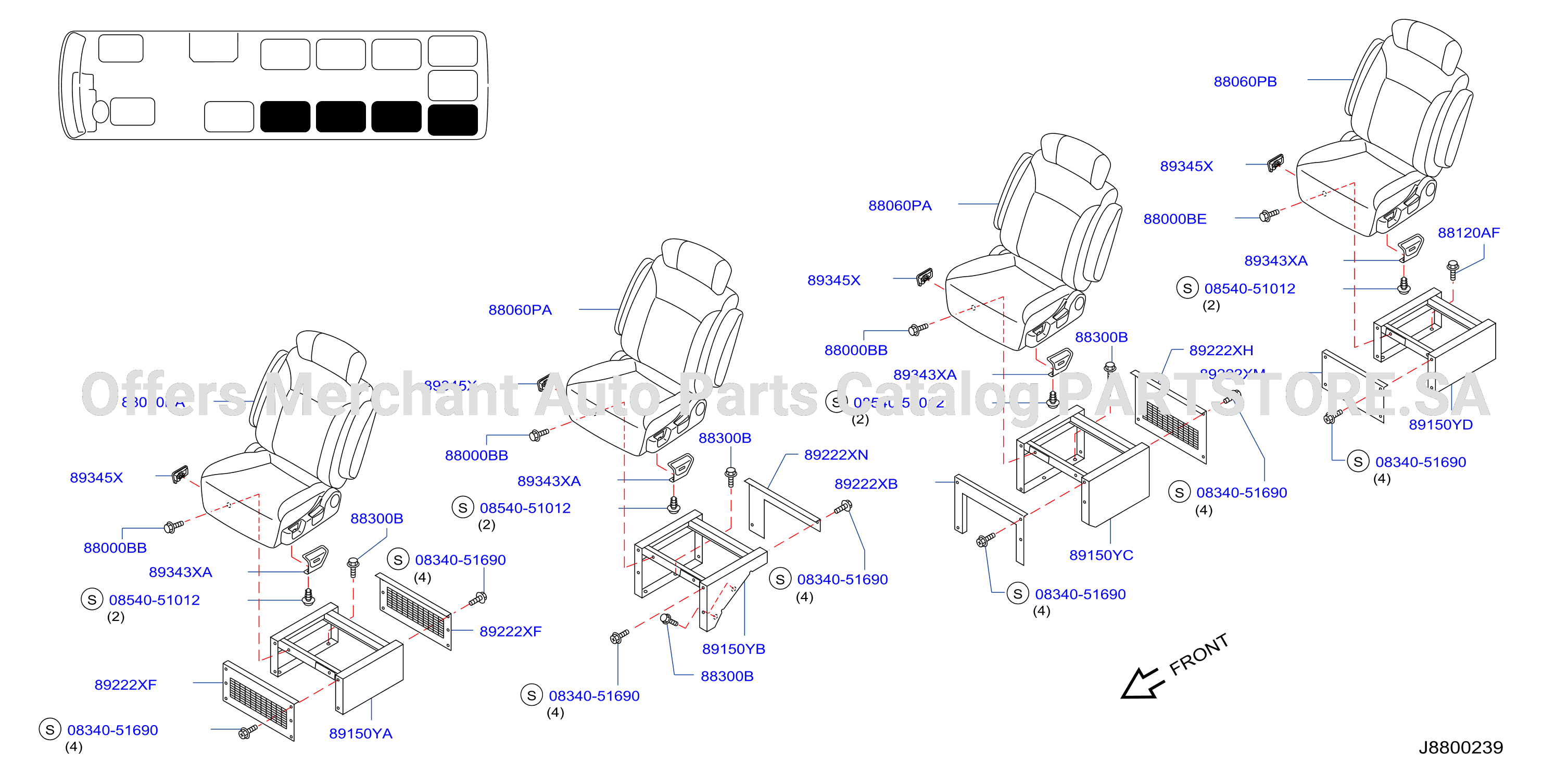 Rear Seat Chi S / Vip Seat Assy 2Nd Lh