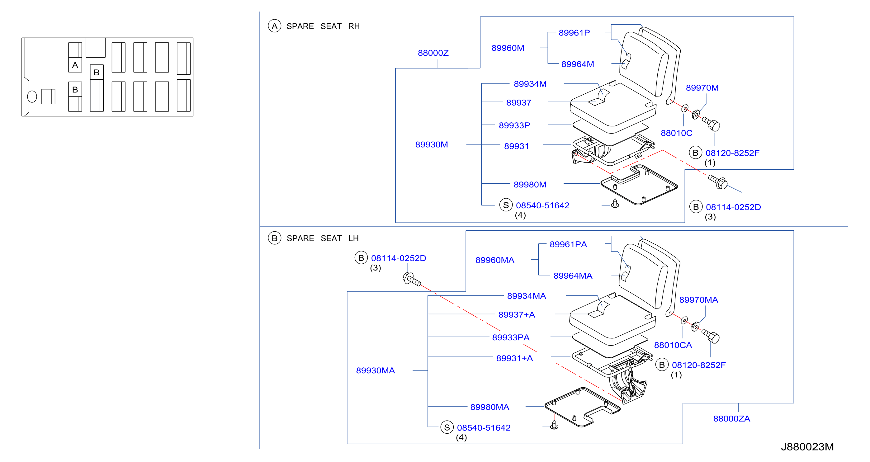 Rear Seat Spare