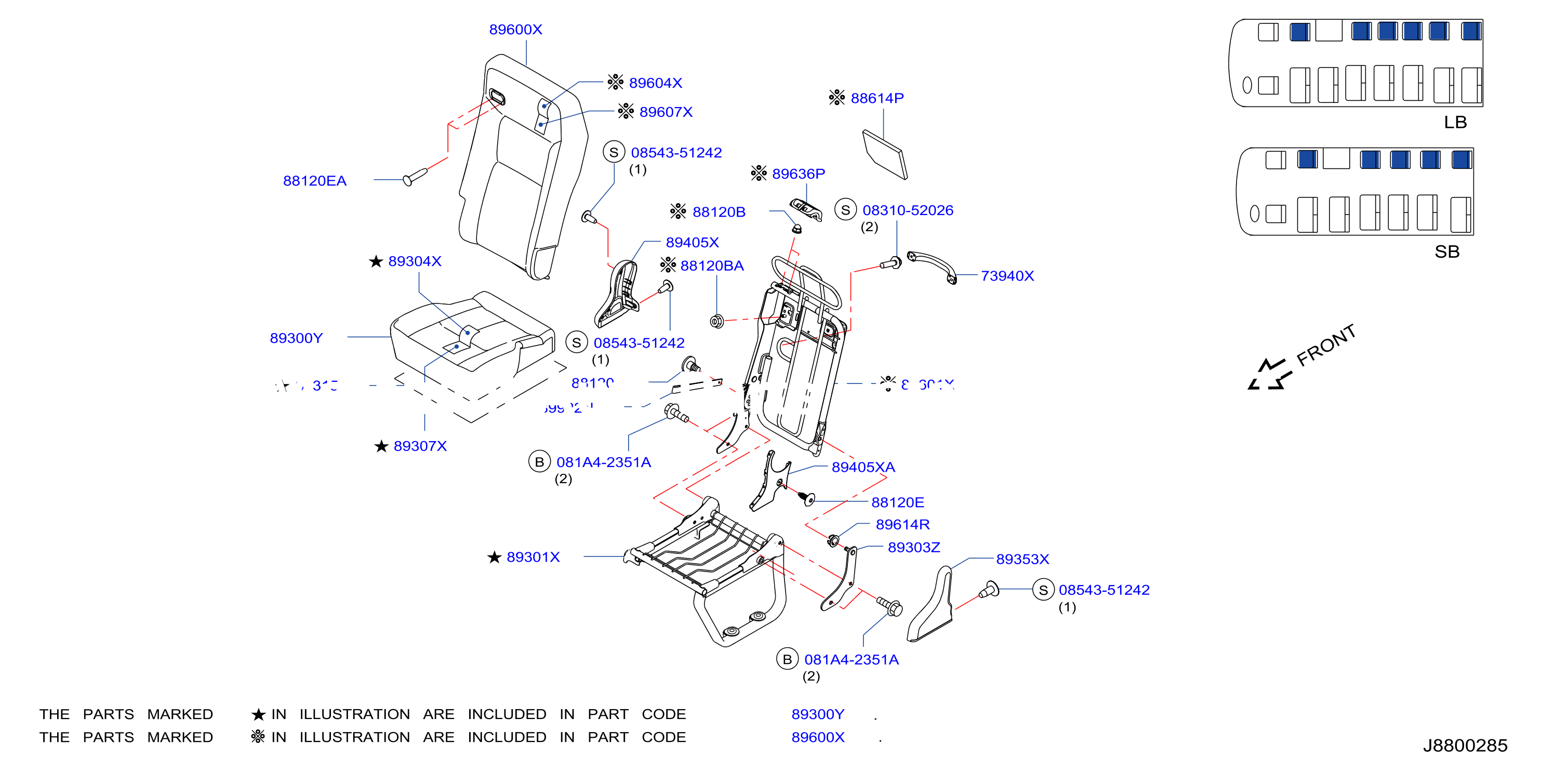 Rear Seat Single Seat