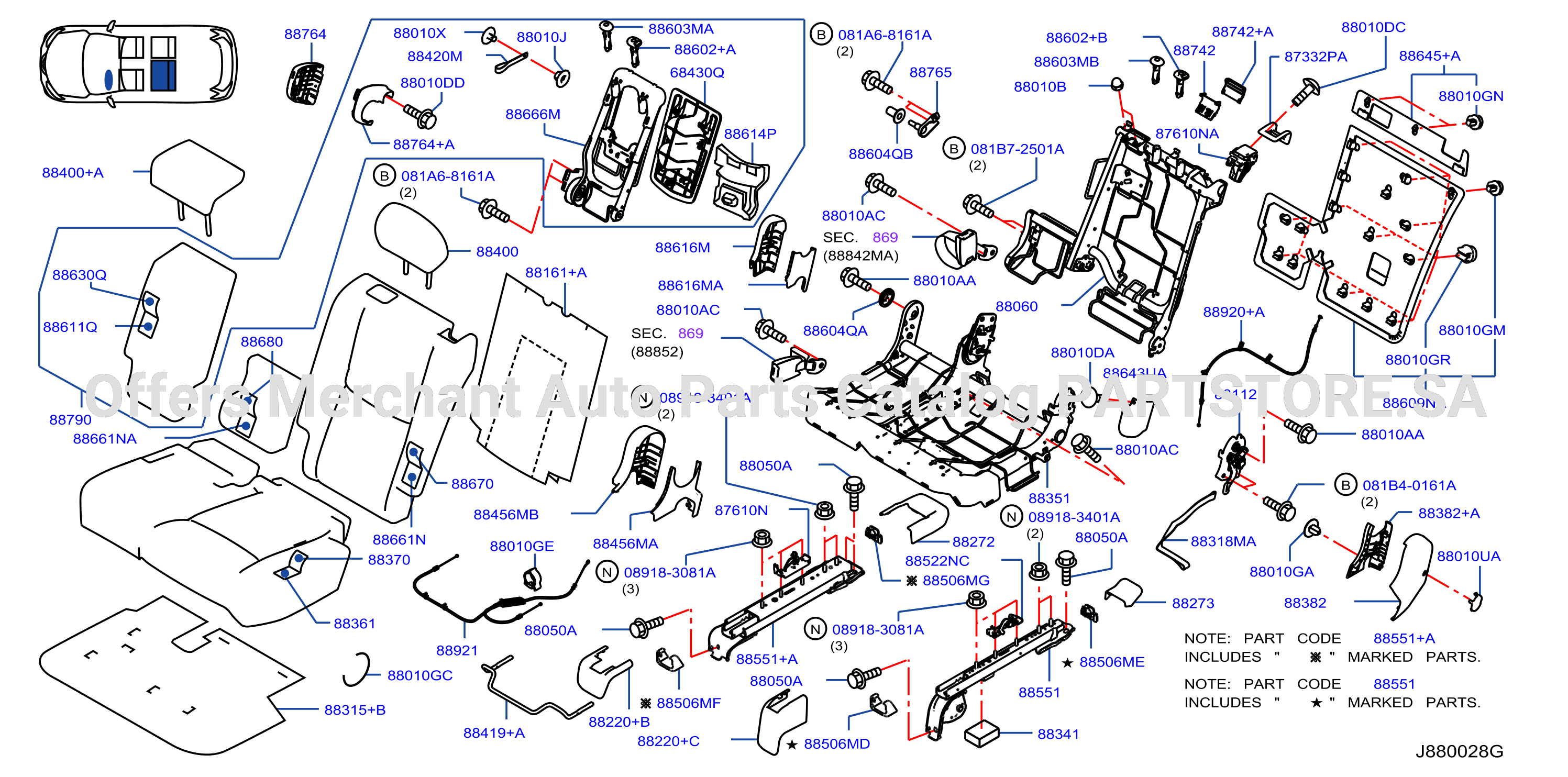 Rear Seat 2Nd Lh Seat