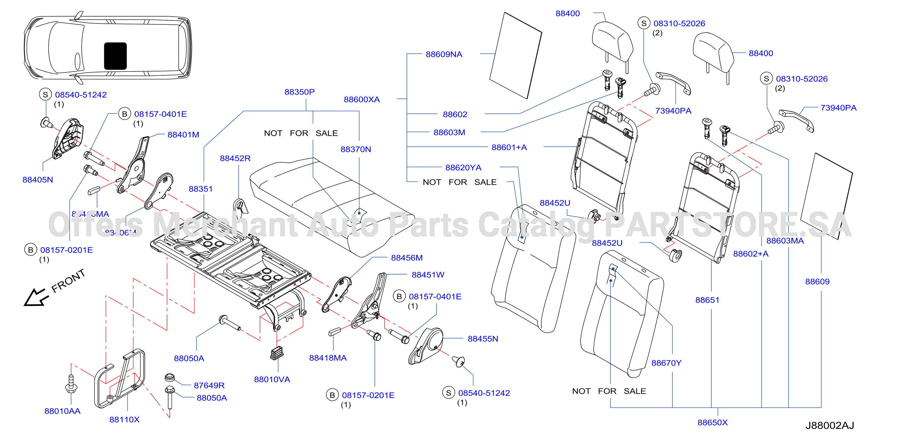 Rear Seat 16 2Nd Lh Vit