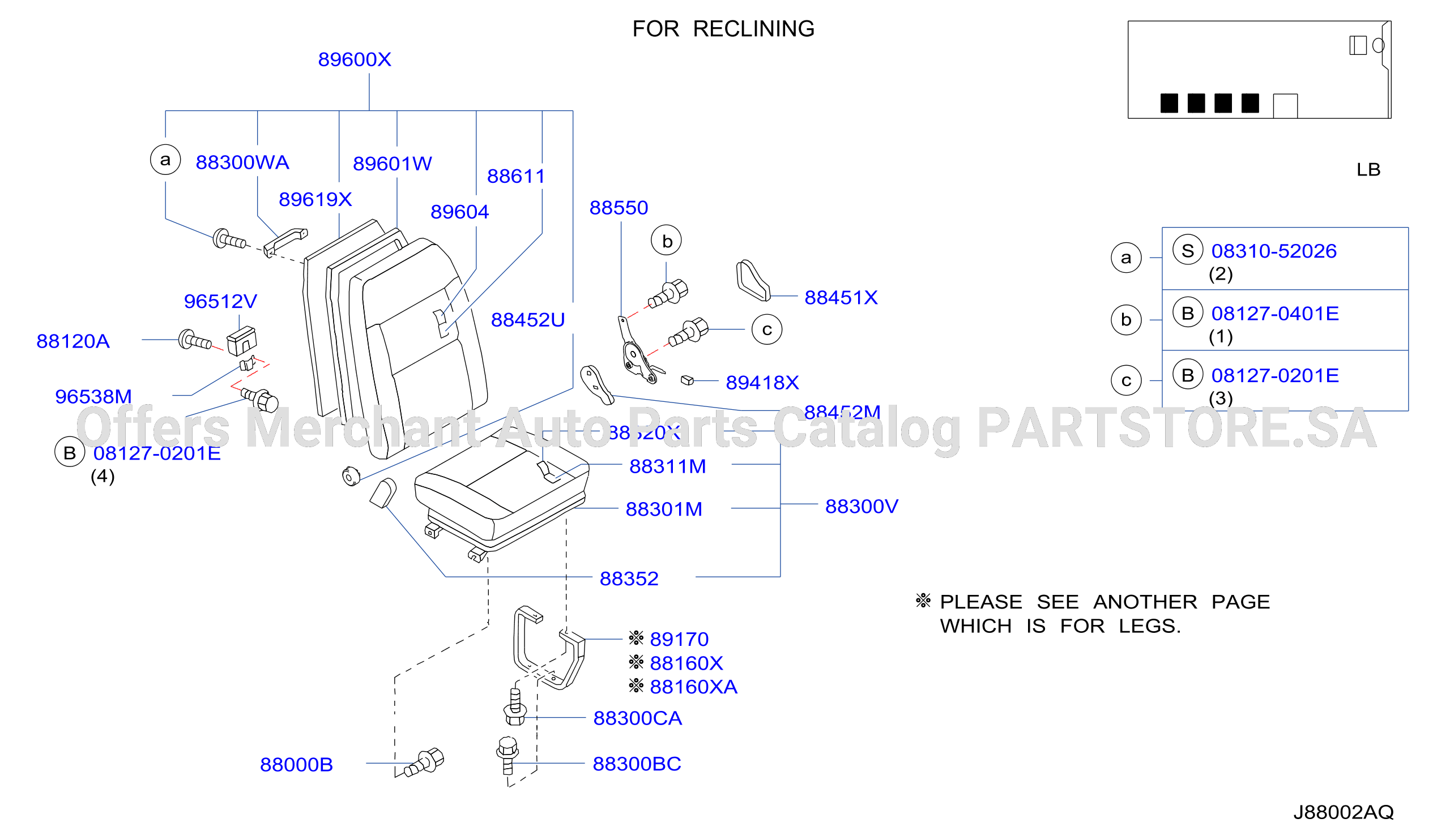 Rear Seat Single Seat