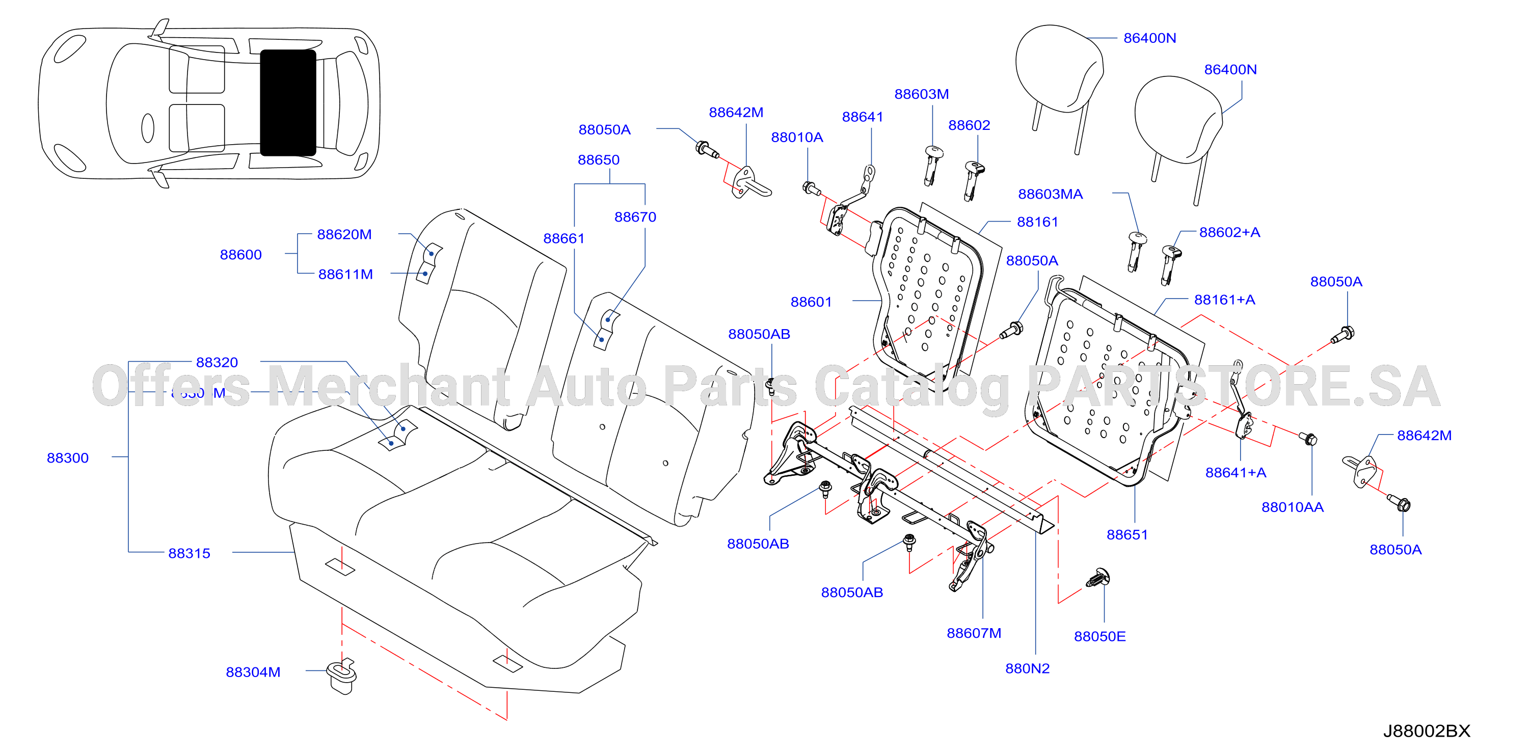 Rear Seat 6 4 Split