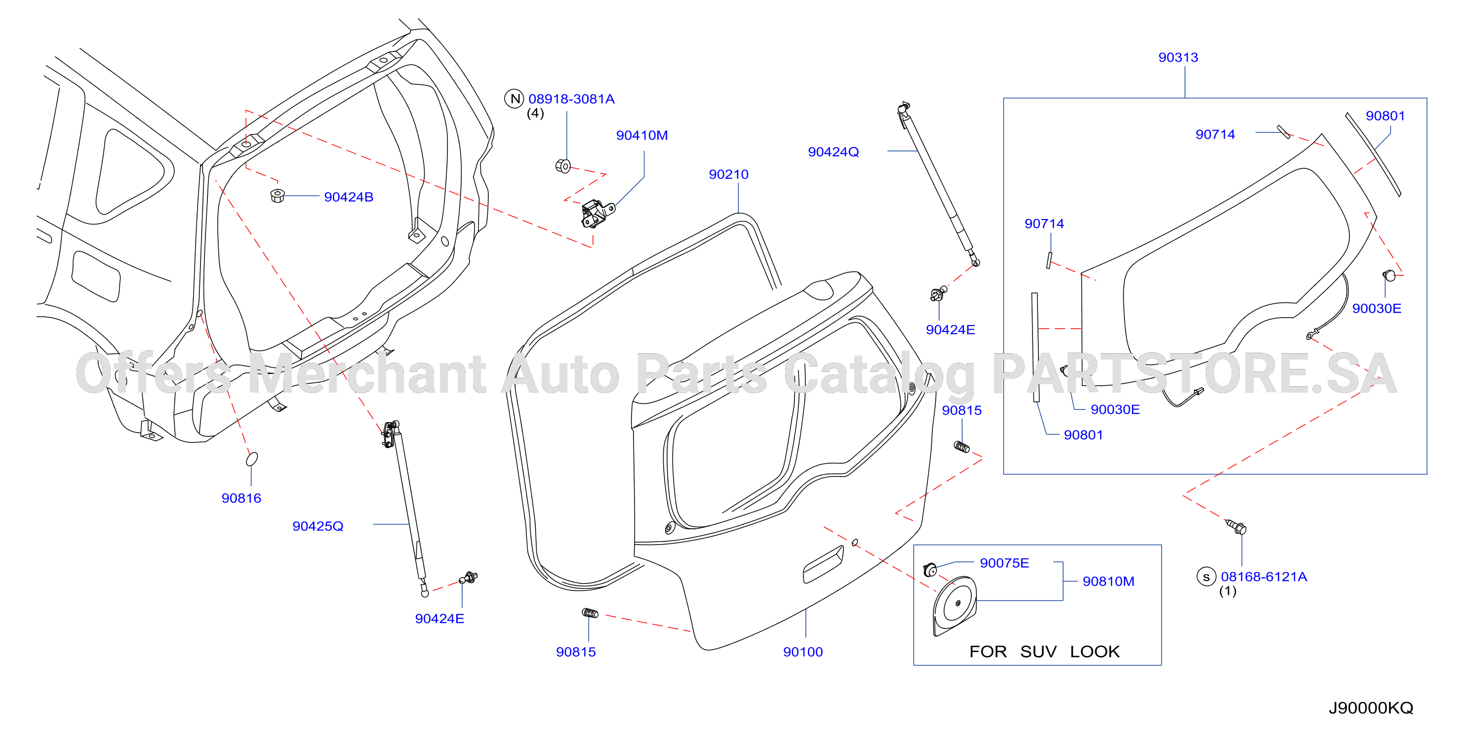 Back Door Panel Fitting