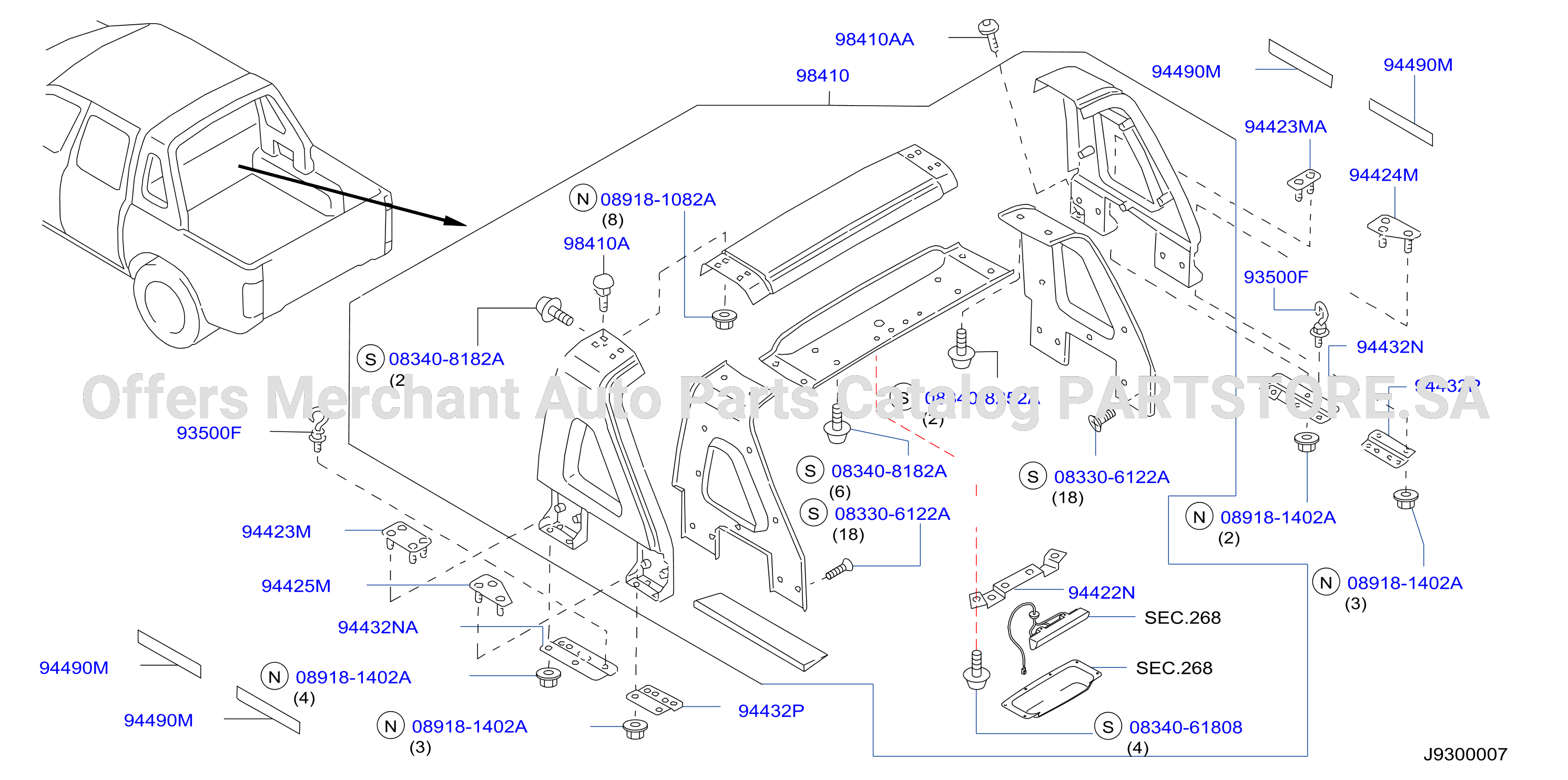 Rear Body Fashion Bar