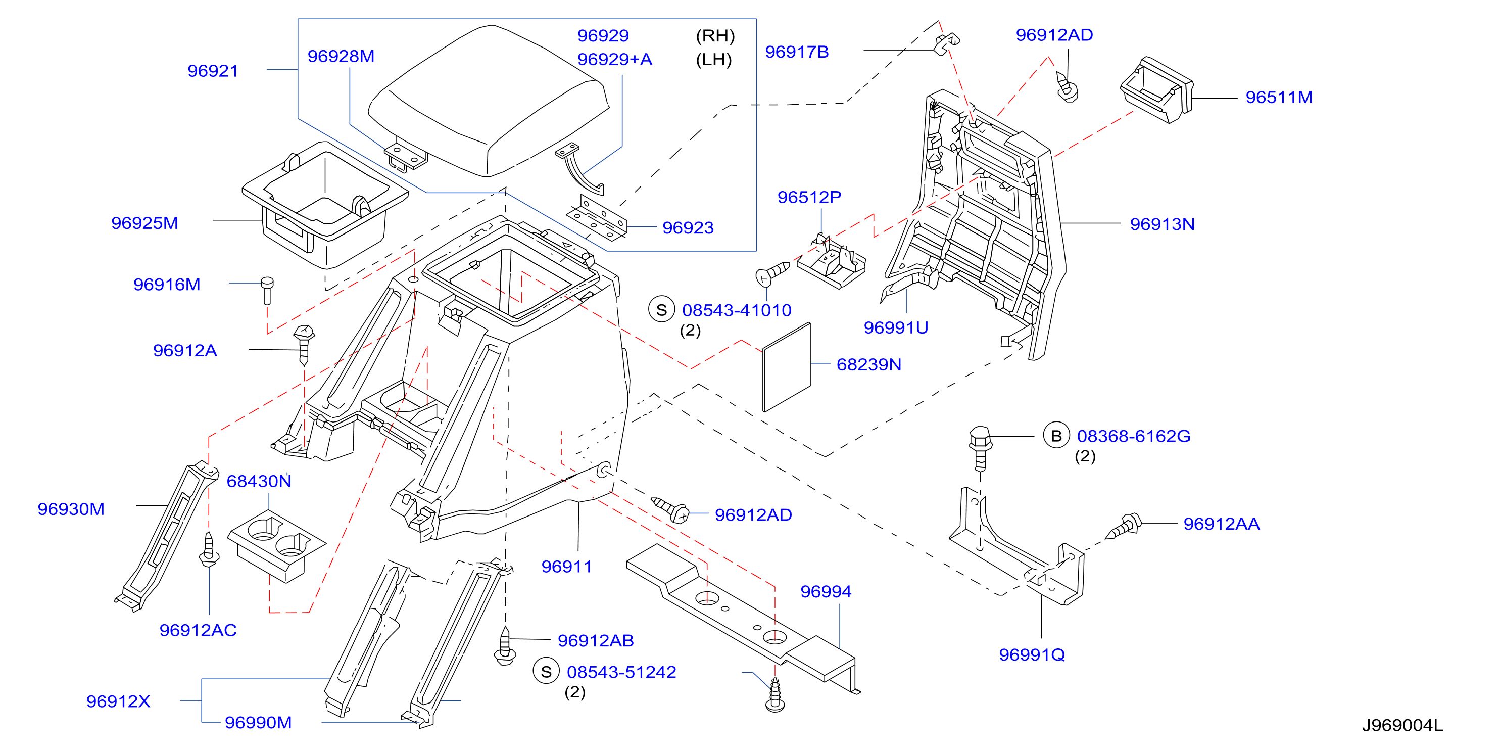 Console Box Console Assy Ctr