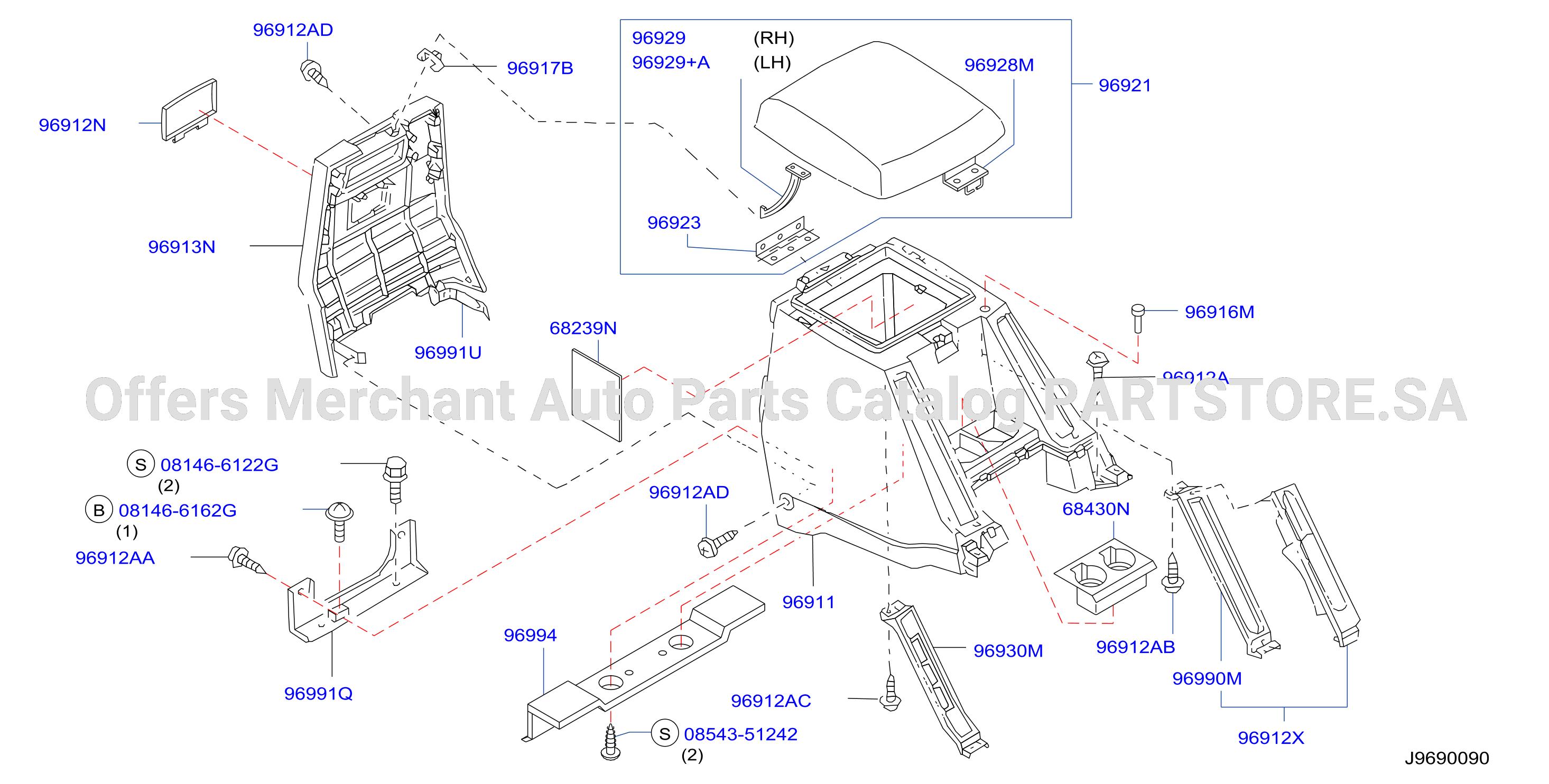 Console Box Console Assy Ctr