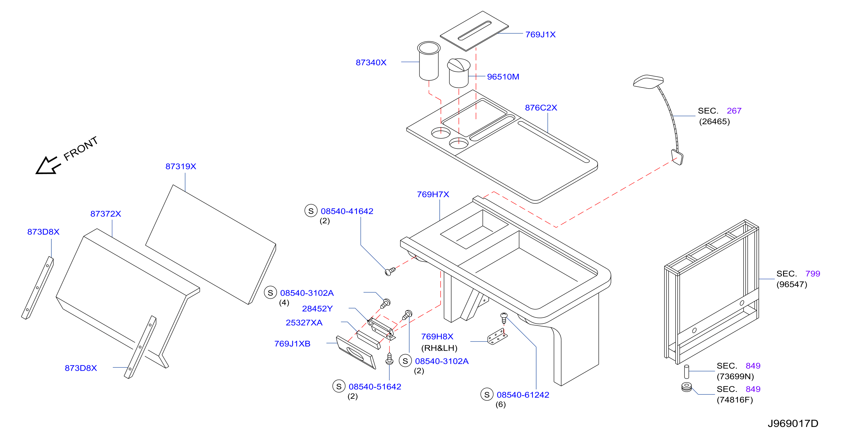 Console Box Chi Vip Table