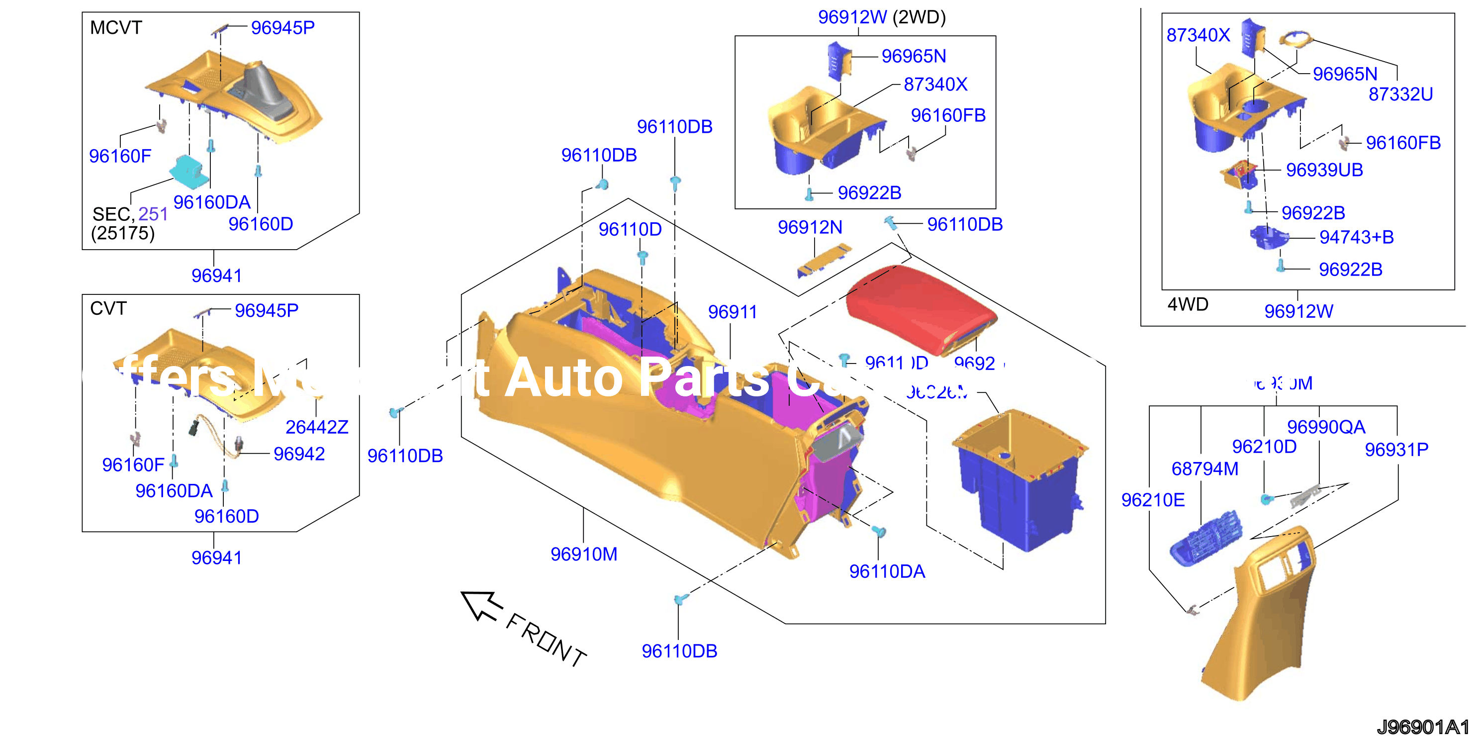 Console Box Cvt M / Cvt