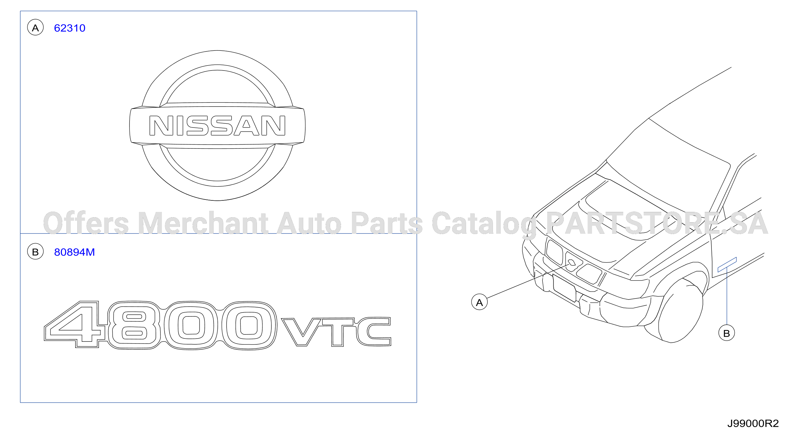 Emblem Name Label Front Side