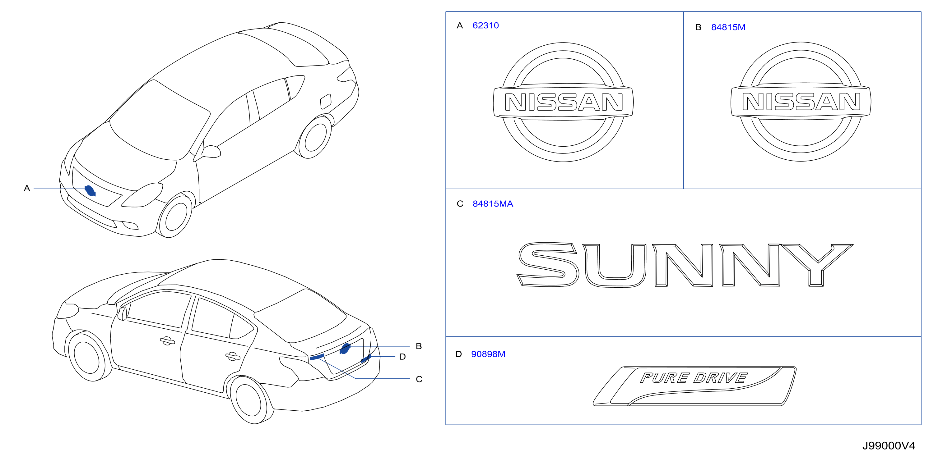 Emblem Name Label Sunny