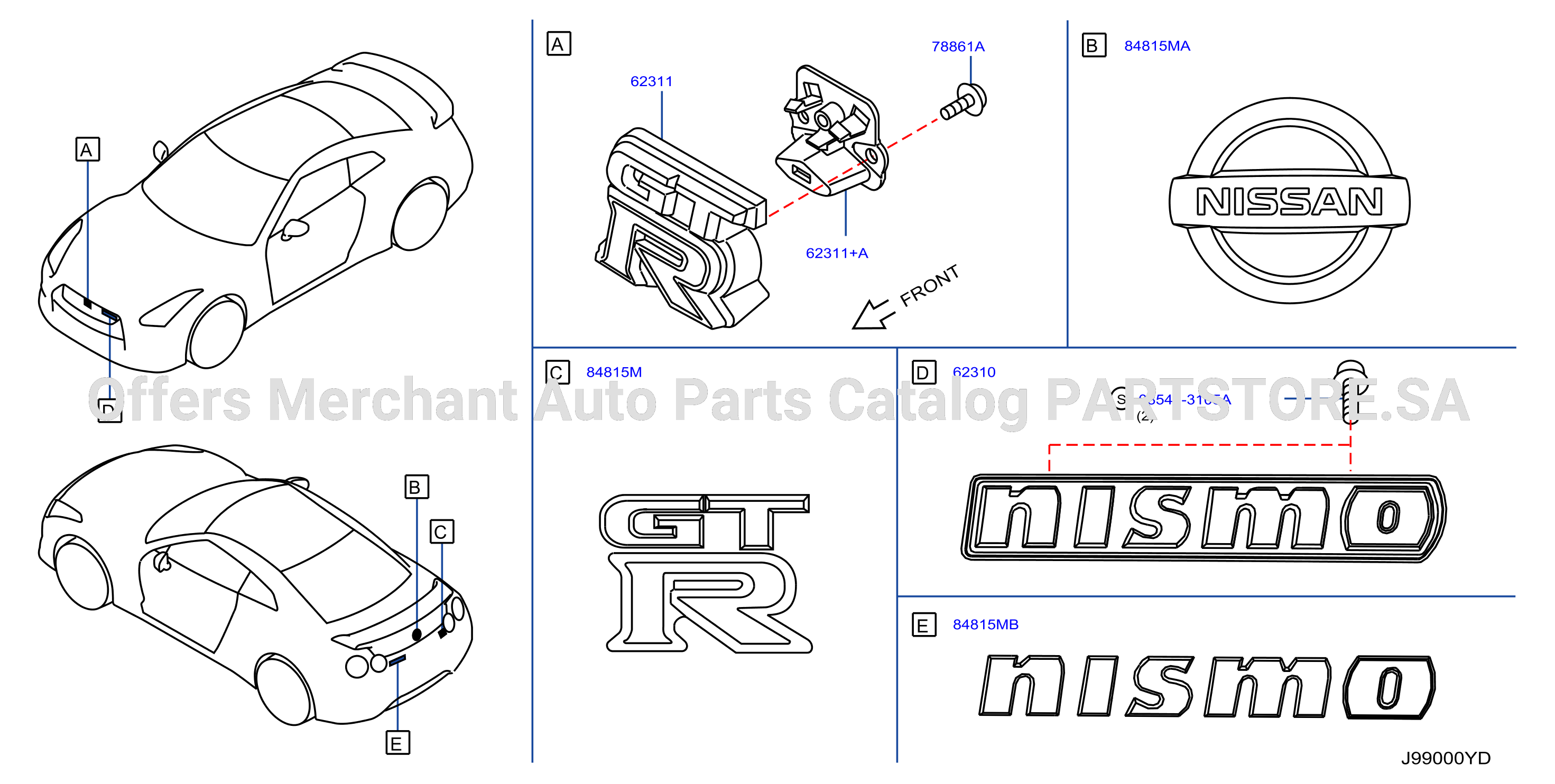 Emblem Name Label Nismo