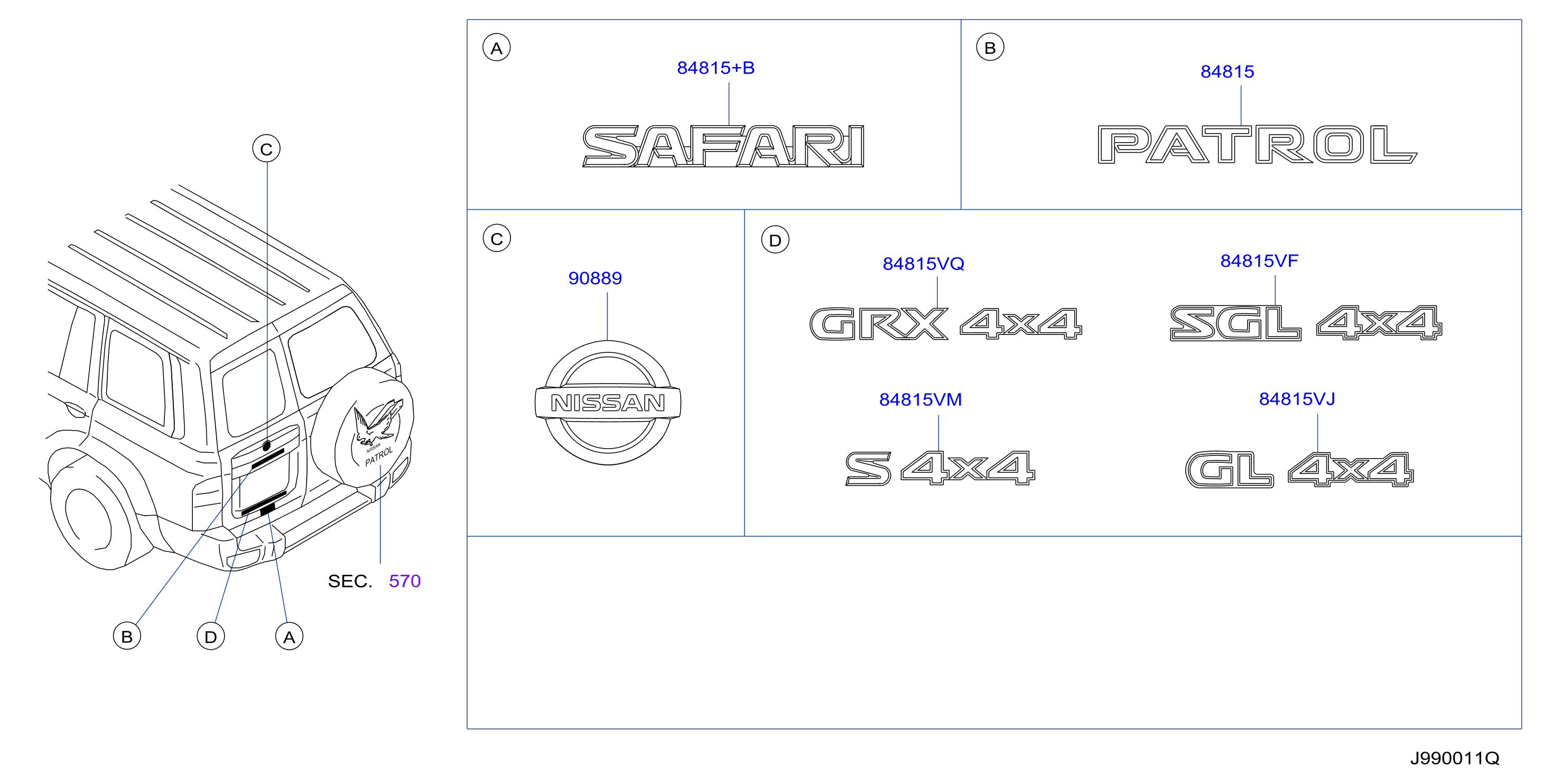 Emblem Name Label Rear