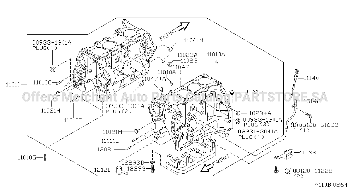 Cylinder Block Oil Pan Assy