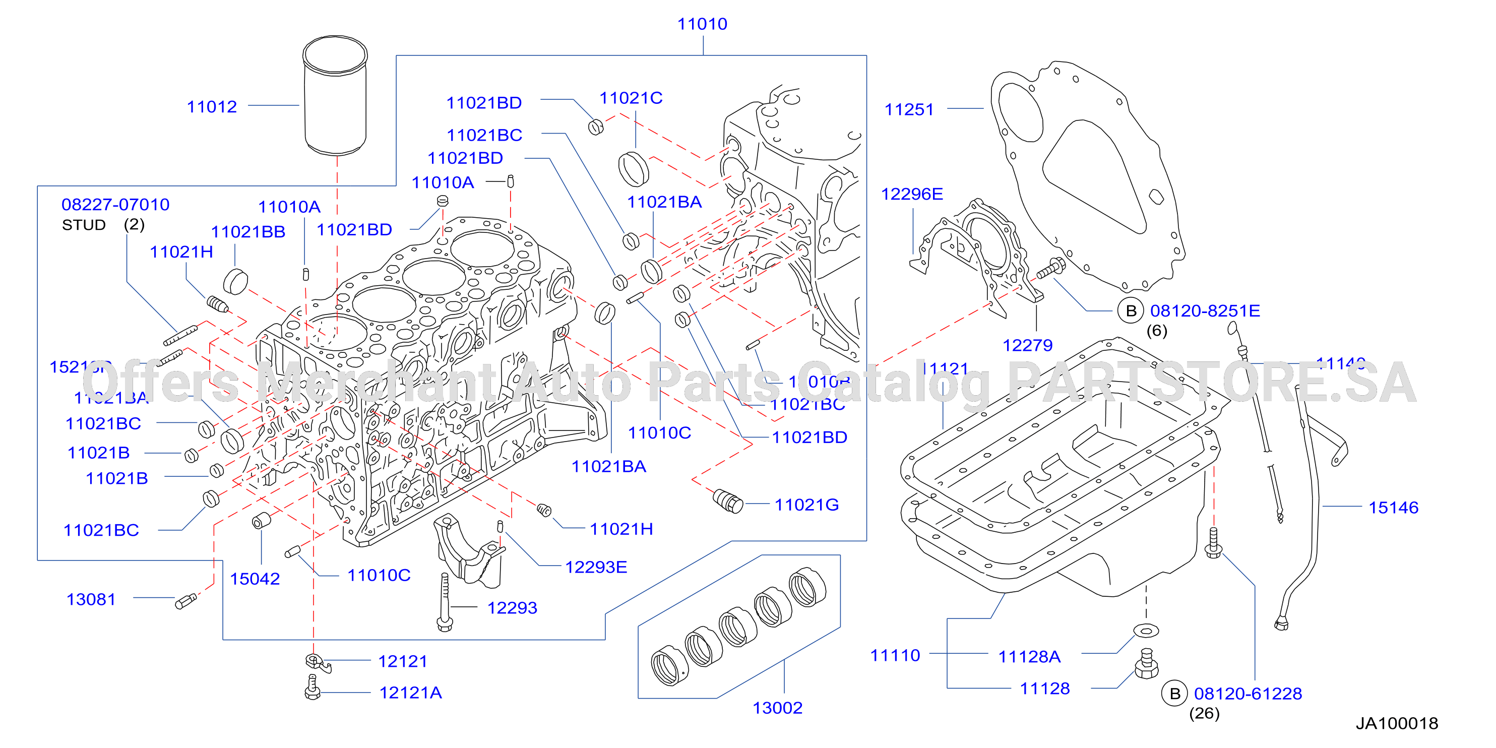 Cylinder Block Oil Pan