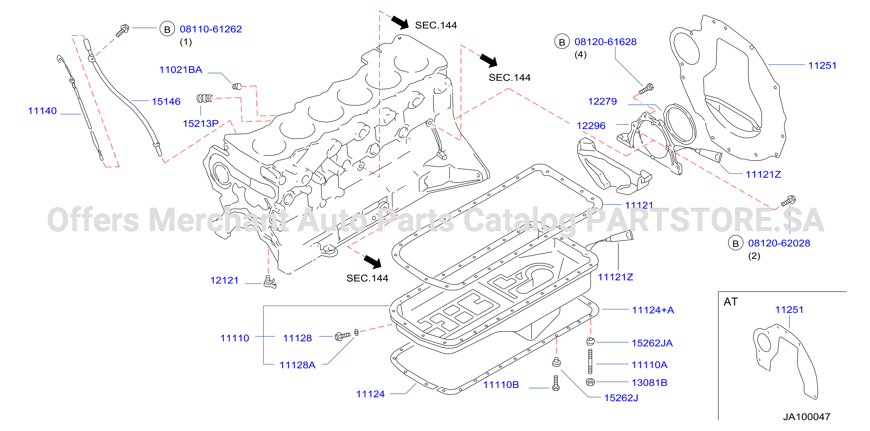 Cylinder Block Oil Pan Assy