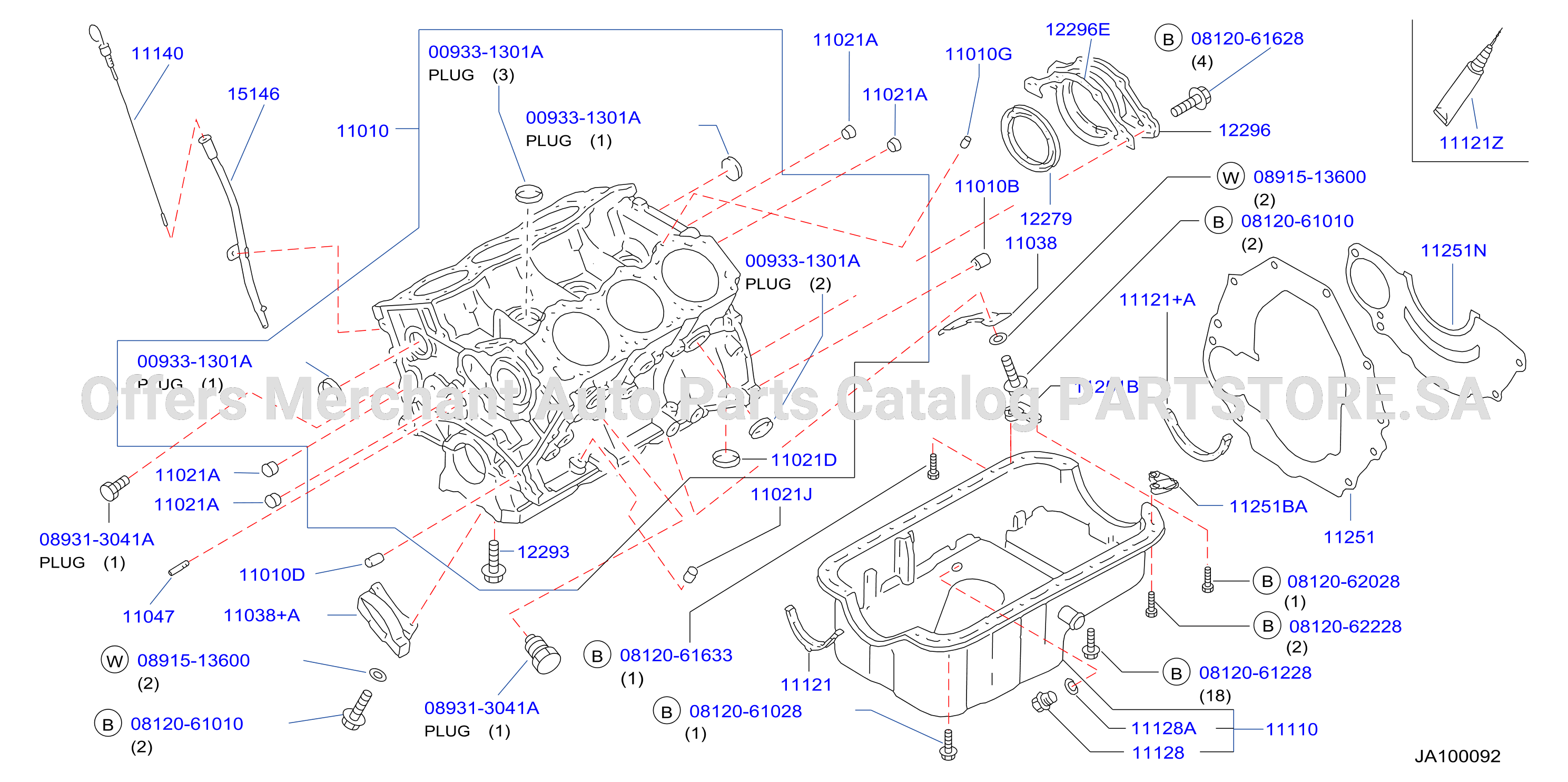 Cylinder Block Oil Pan