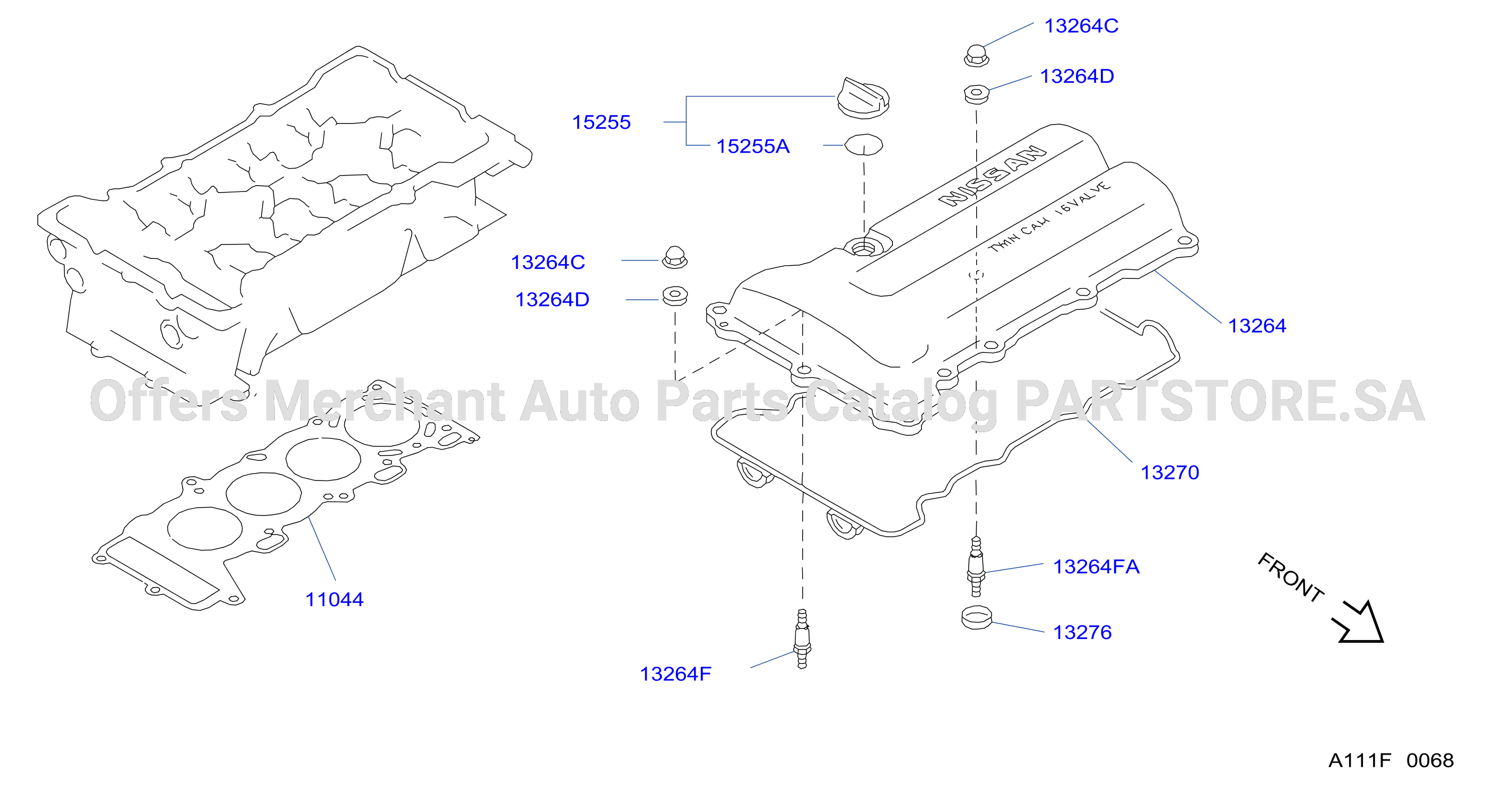 Cylinder Head Rocker Cover Head Gasket Rocker Cover