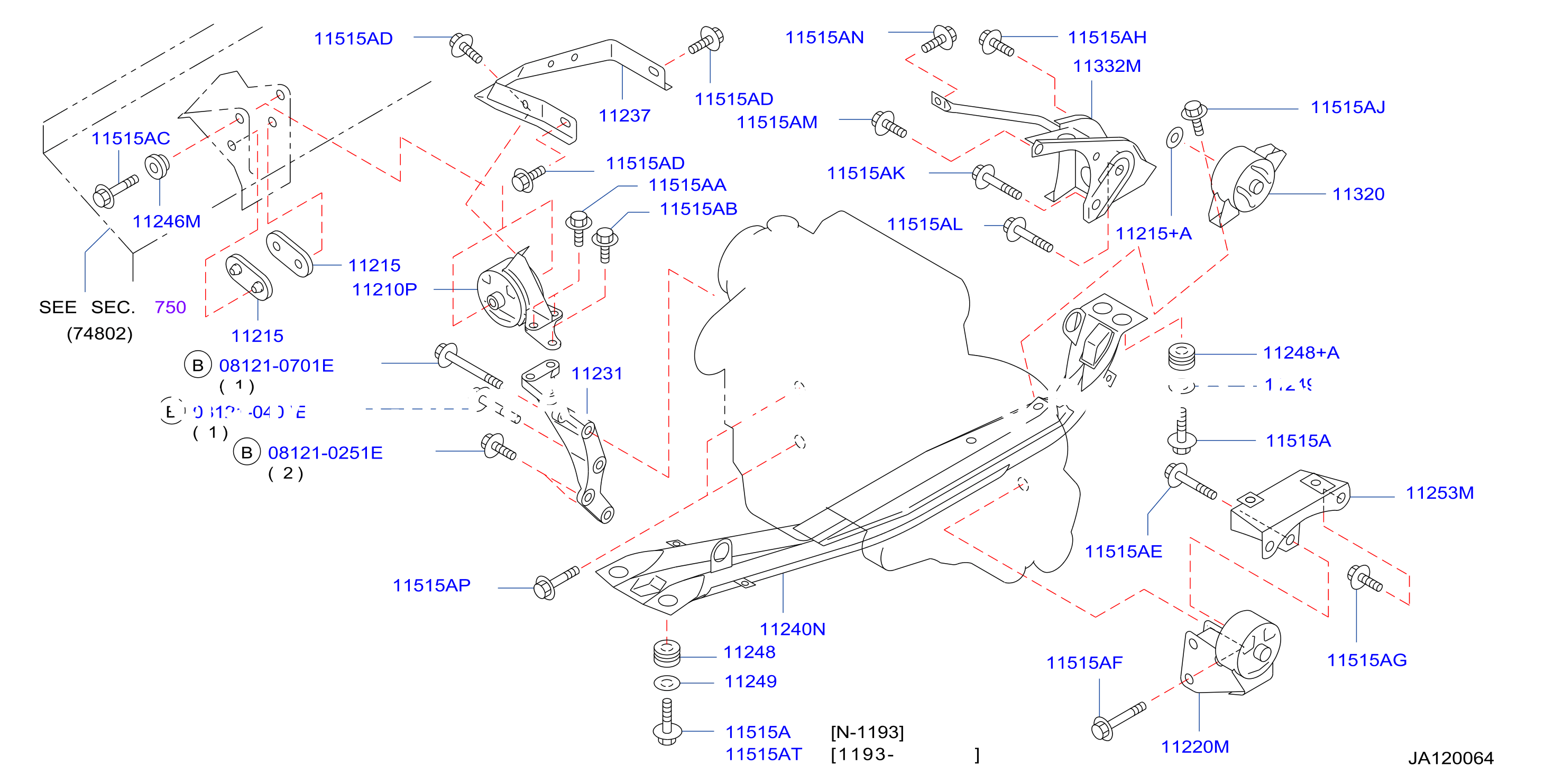 Engine Transmission Mounting